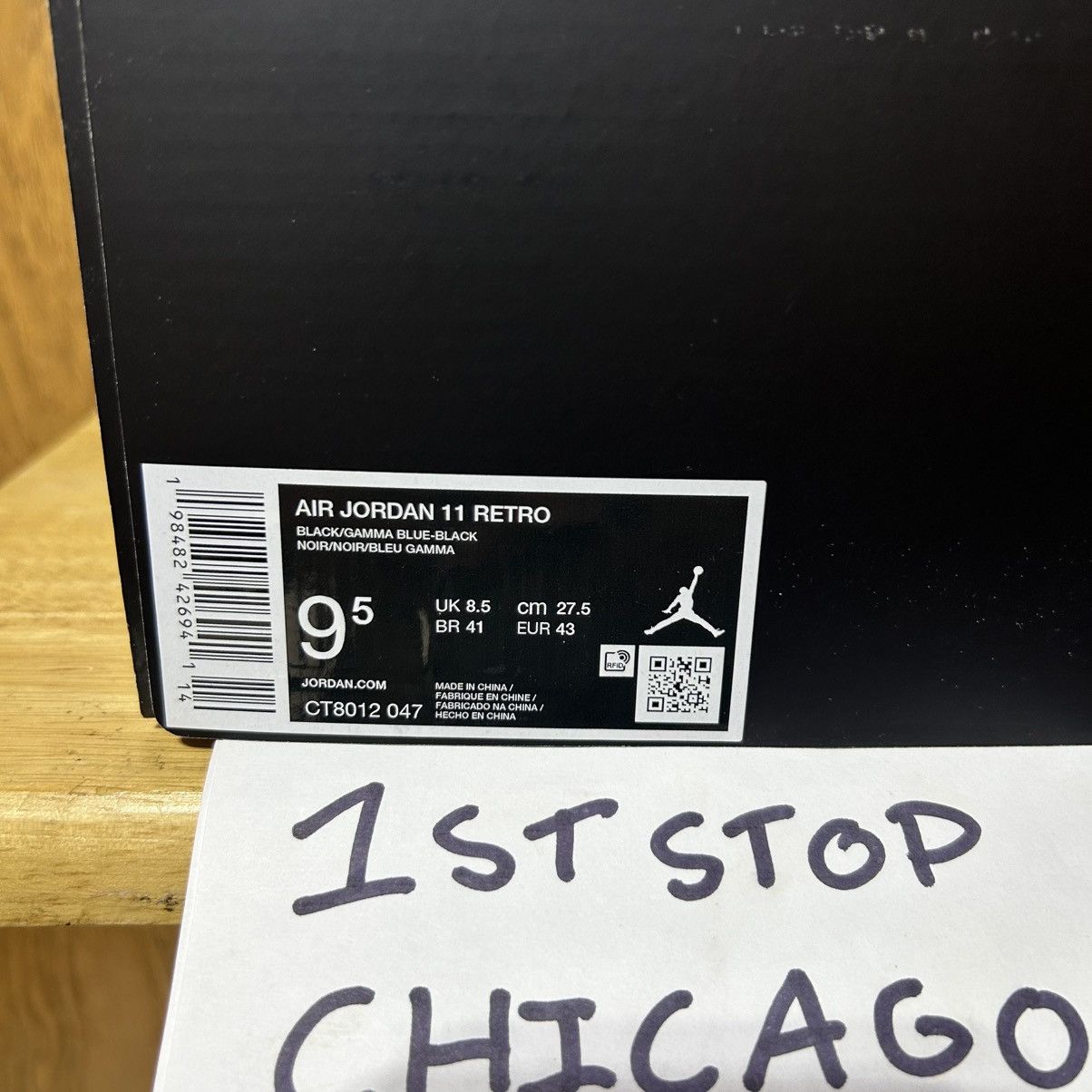 Jordan Brand Nike Air Jordan 11 Retro Gamma Blue 2025 CT8012-047 9.5 NEW Size US 9.5 / EU 42-43 - 8 Thumbnail
