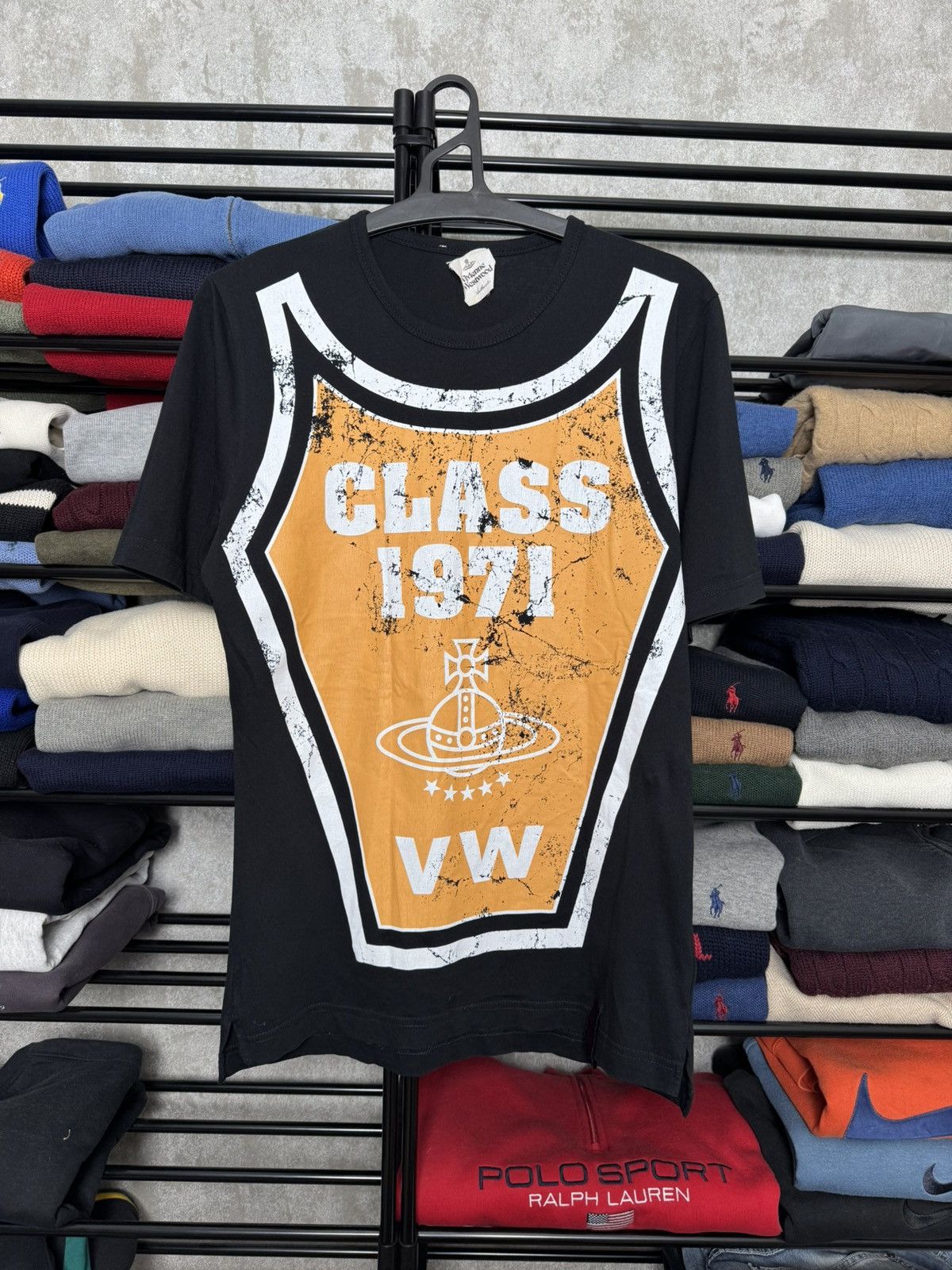 Vivienne Westwood One Size World's End Twisted Squiggle T-Shirt