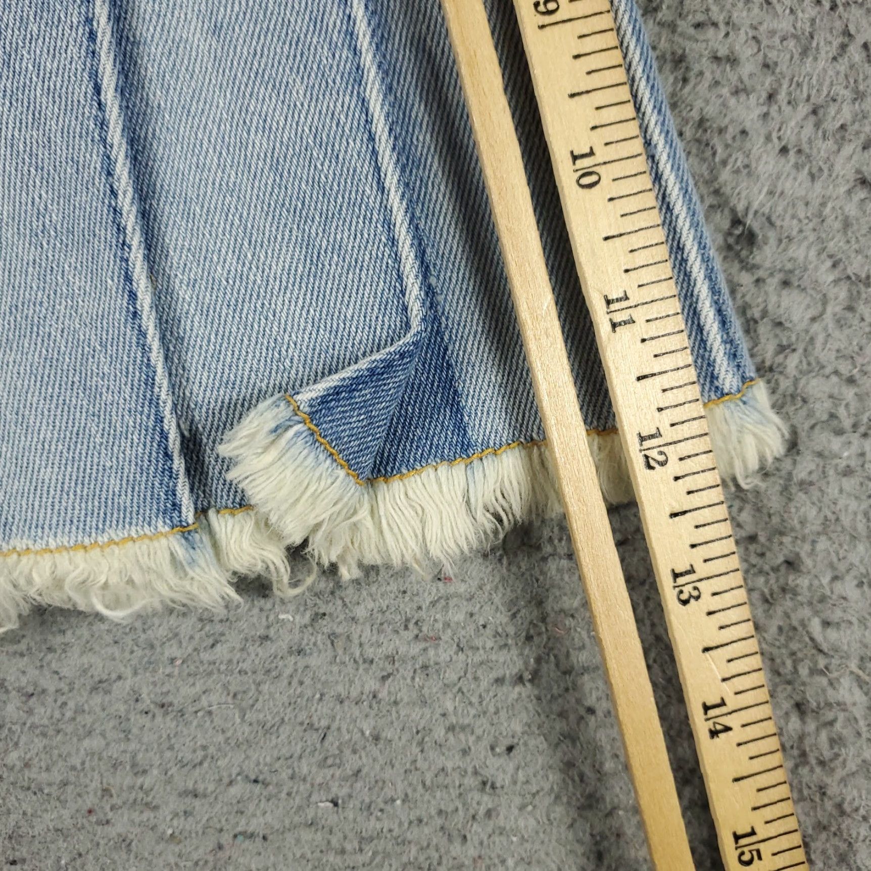 Andersson Bell Andersson Bell Skirt Womens Size 27 Blue Apron Pleated Denim Mini Wrap Skirt Size 27" / US 4 / IT 40 - 3 Thumbnail