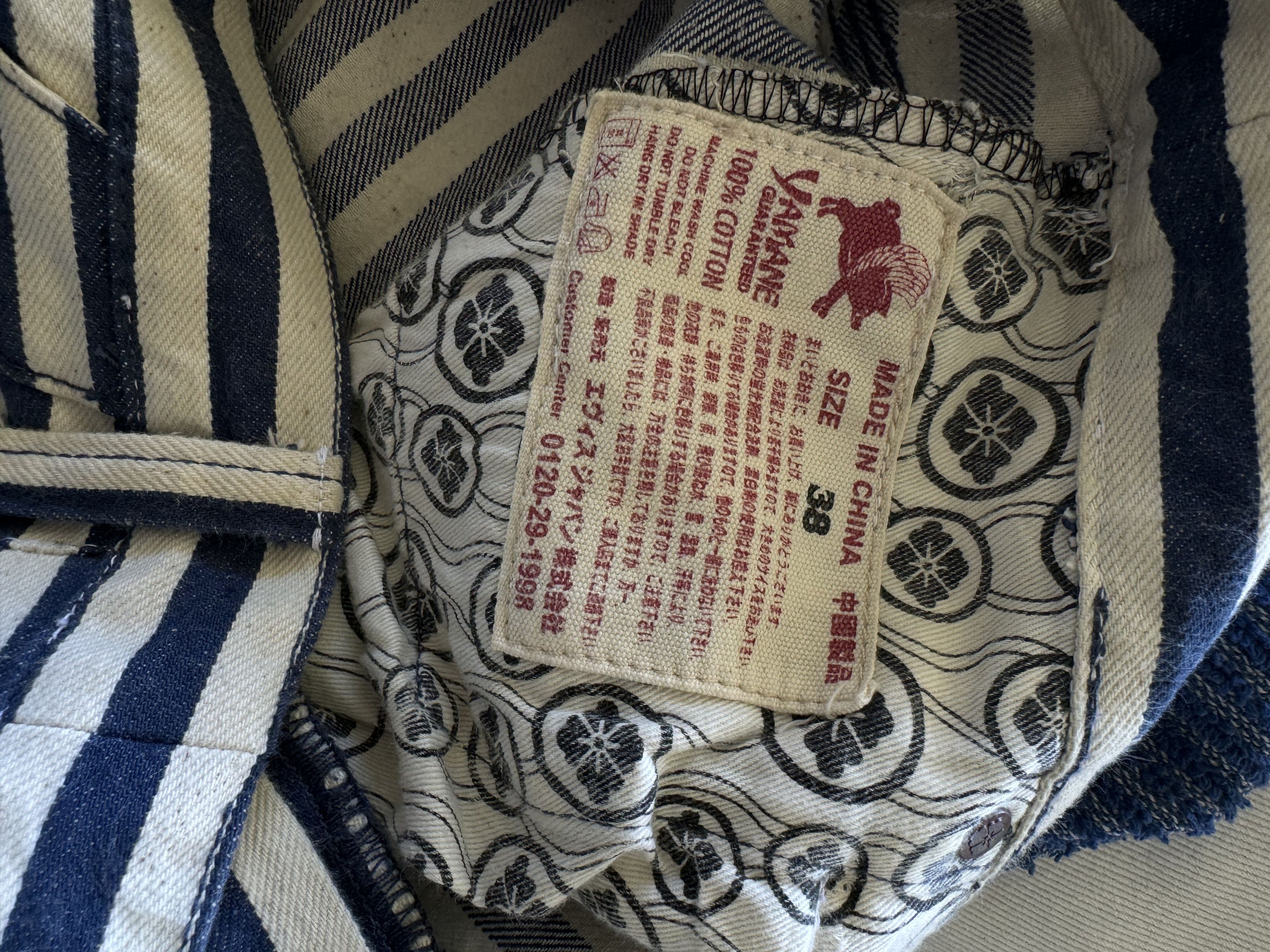 Evisu Evisu Pinstripe Denim Size US 34 / EU 50 - 12 Thumbnail