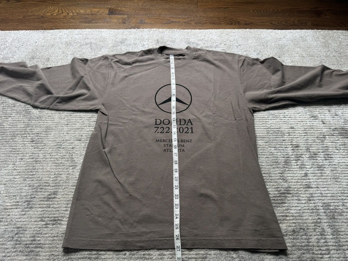Kanye West Medium Brown Donda Atlanta Listening Event L/S T-Shirt Tan Size US M / EU 48-50 / 2 - 8 Thumbnail