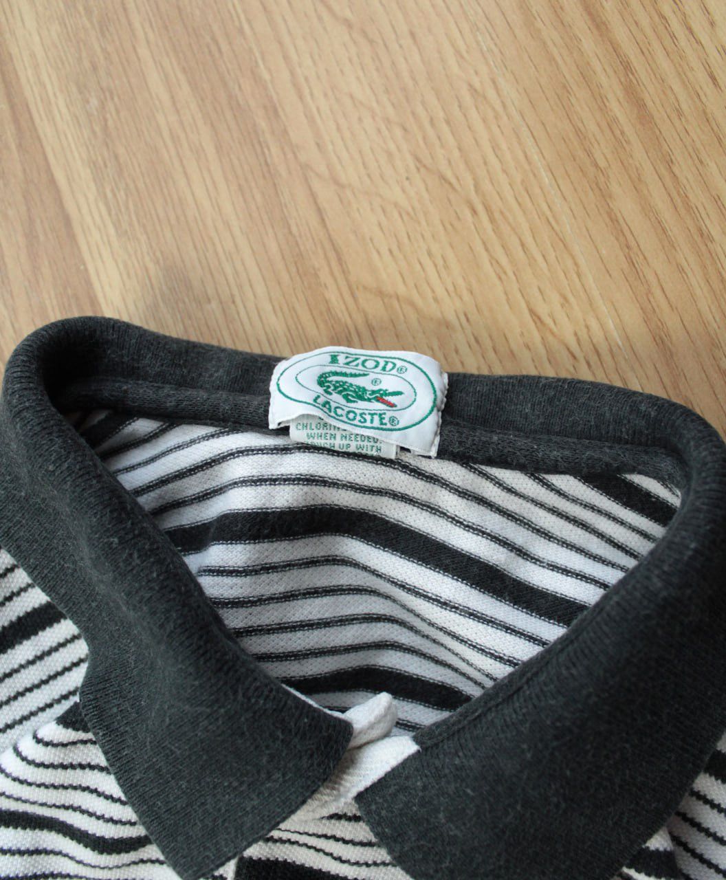 Lacoste 🔥 90s RARE Lacoste x Izod Vintage Striped Polo T Shirt USA Size US L / EU 52-54 / 3 - 4 Thumbnail