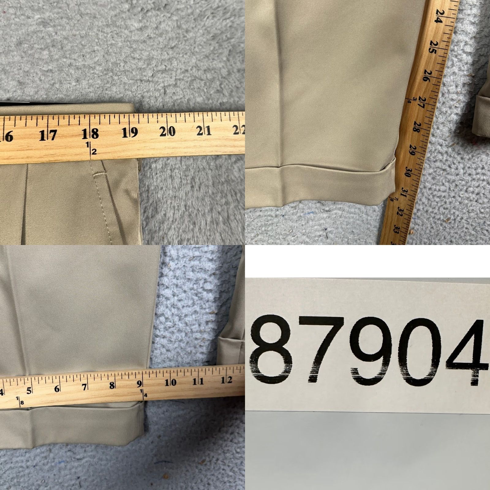 Izod IZOD Pants Mens 38x30 Tan Sportflex Metrix Fit Dress Performance Pleated Size US 38 / EU 54 - 8 Thumbnail