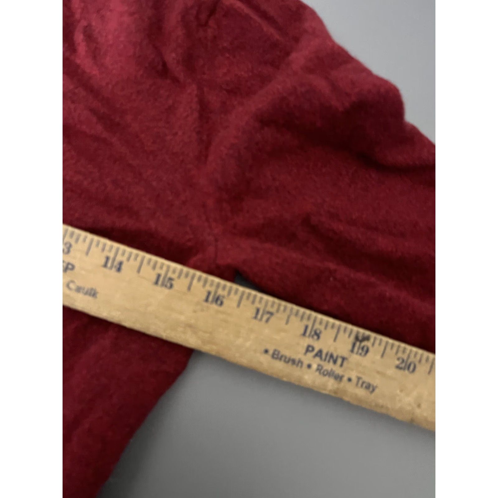 Express Express Sweater Men's V-Neck Long Sleeve Red Merino Wool M Slim Classic Modern Pullover Knit Solid Size US M / EU 48-50 / 2 - 5 Thumbnail