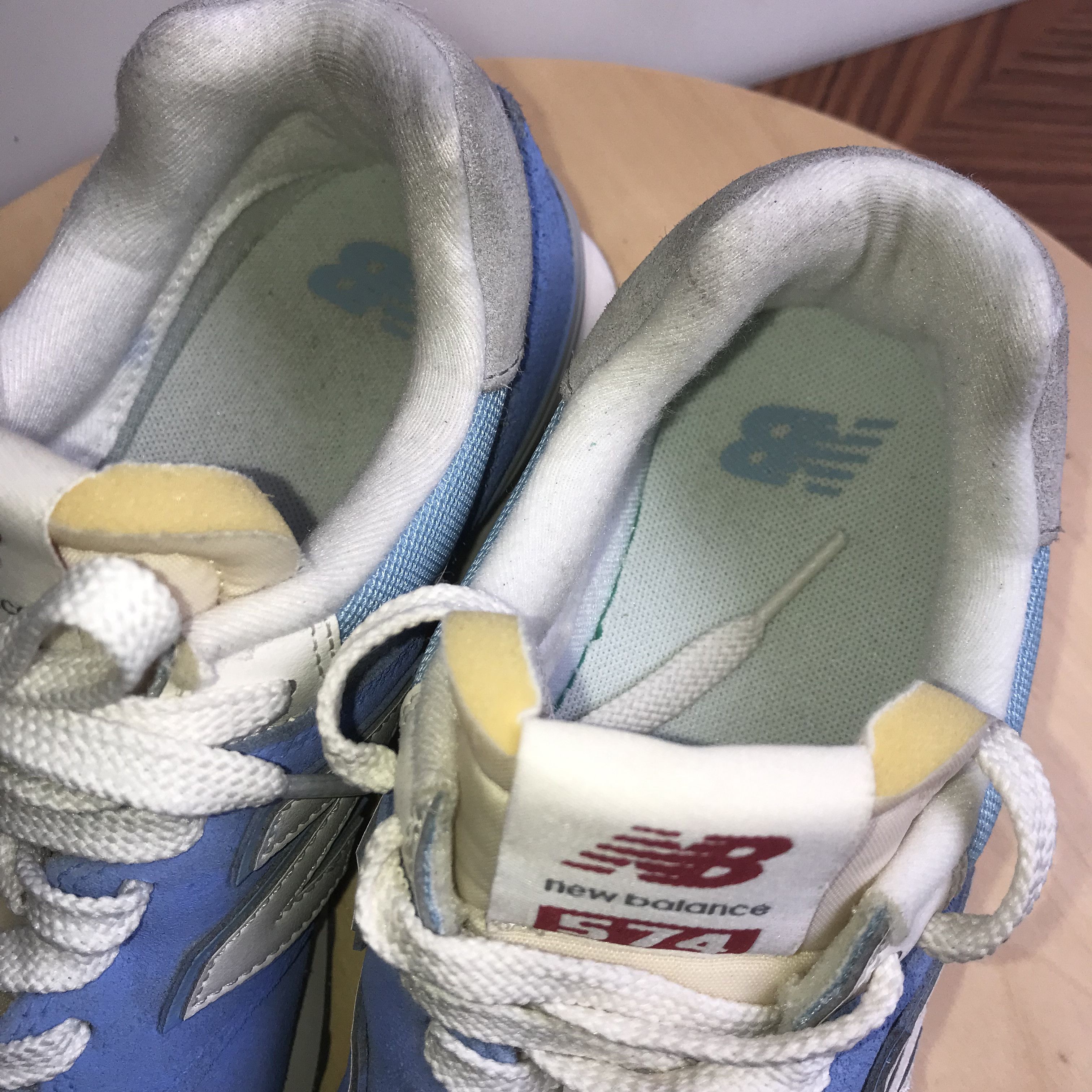 Hypebeast × New Balance New Balance 574 Blue Laguna Sea Salt U574RCA U RCA sneakers Size US 5.5 / EU 38 - 12 Thumbnail