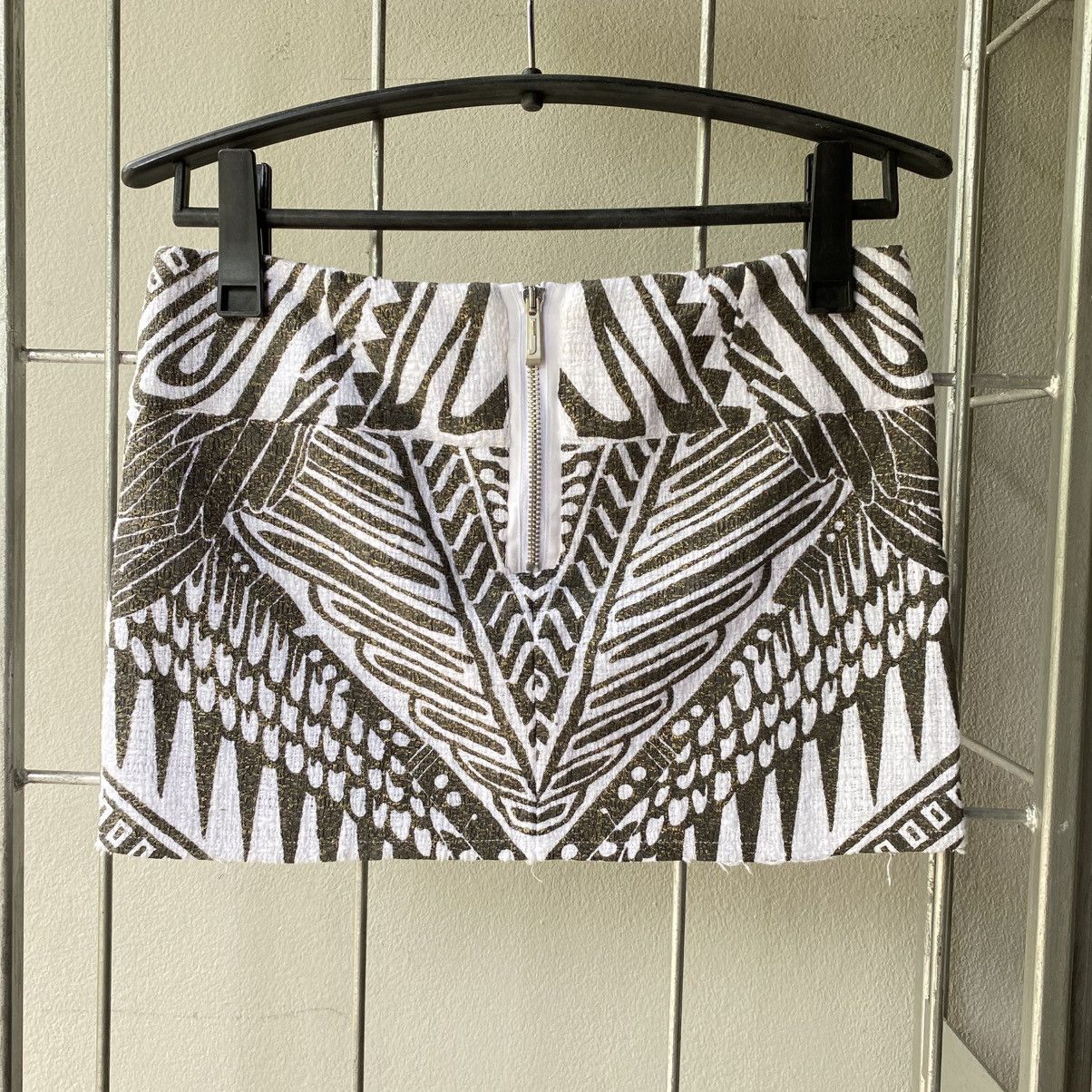 Just Cavalli Just Cavalli Zigzag Wings Mini Skirt Size 30" / US 8 / IT 44 - 3 Thumbnail