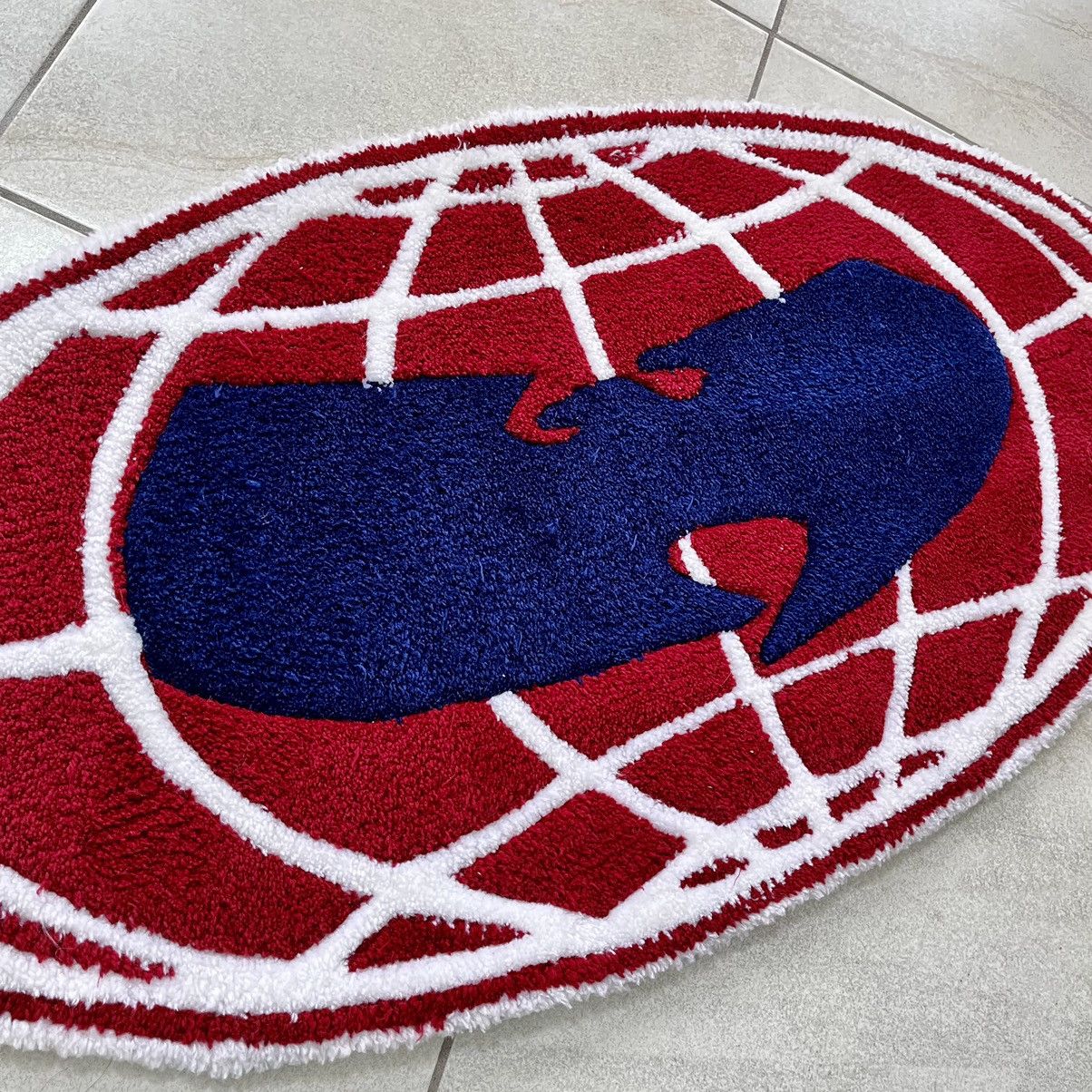 Wu-Tang Clan 🔴Wu-Tang Rug WuTang Globe Worldwide Rza Raekwon Gza Size ONE SIZE - 2 Thumbnail