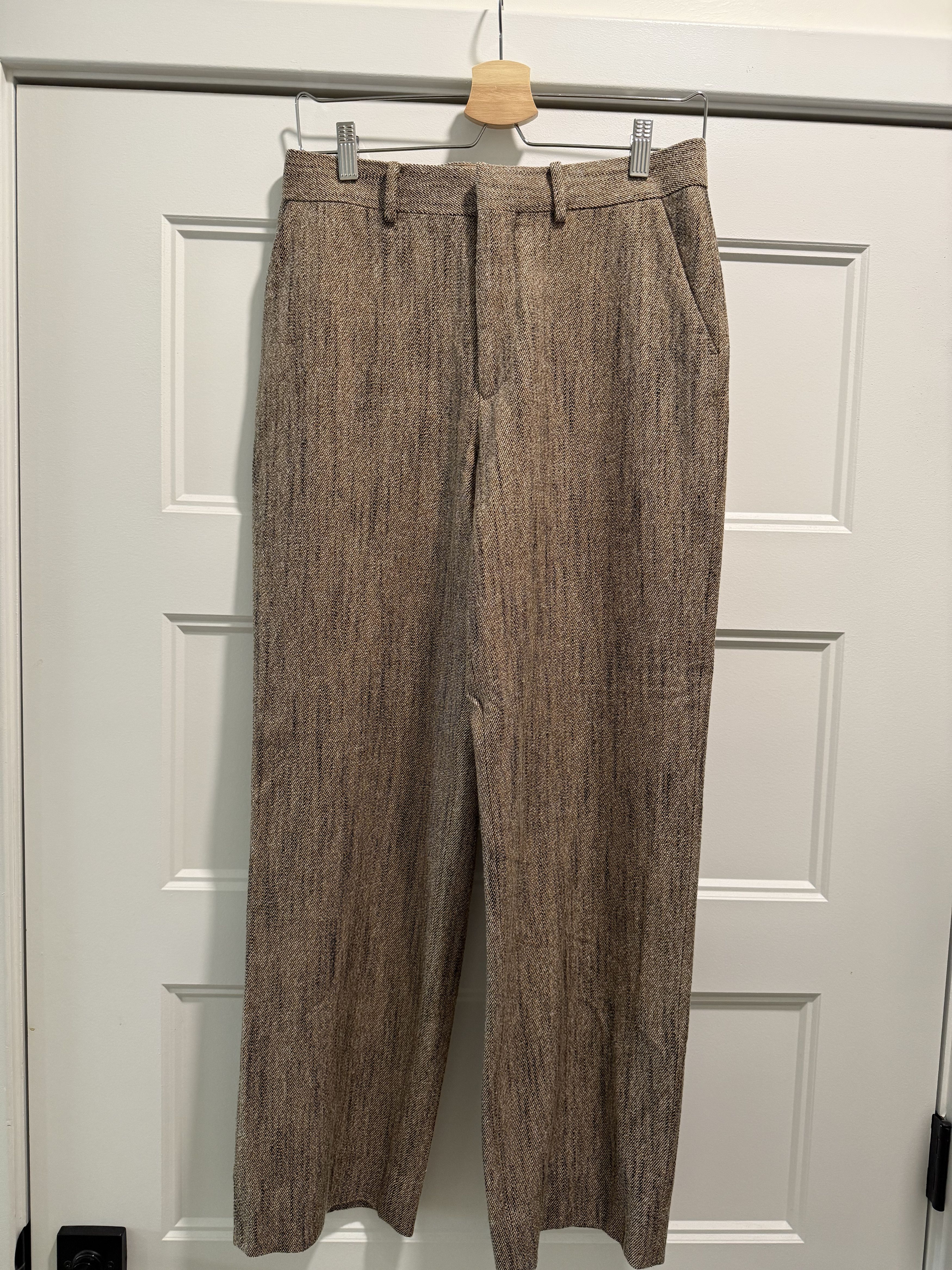 Auralee Wool Silk Mix Tweed Slacks | Grailed