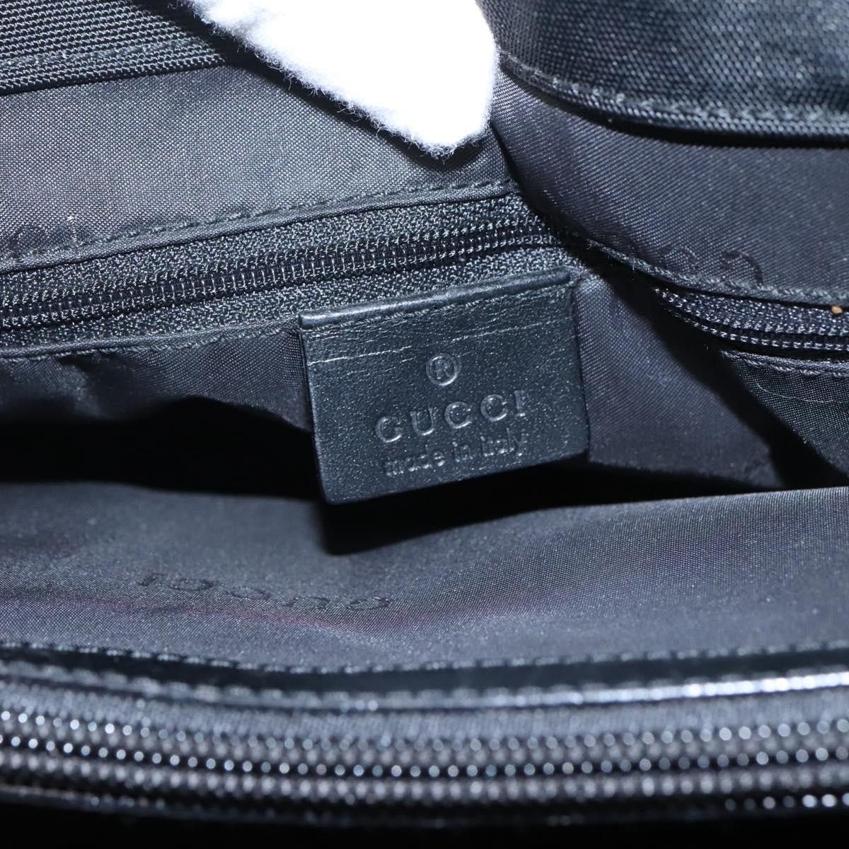 Gucci GUCCI Bamboo Hand Bag Nylon Black 002 002 Size ONE SIZE - 16 Thumbnail