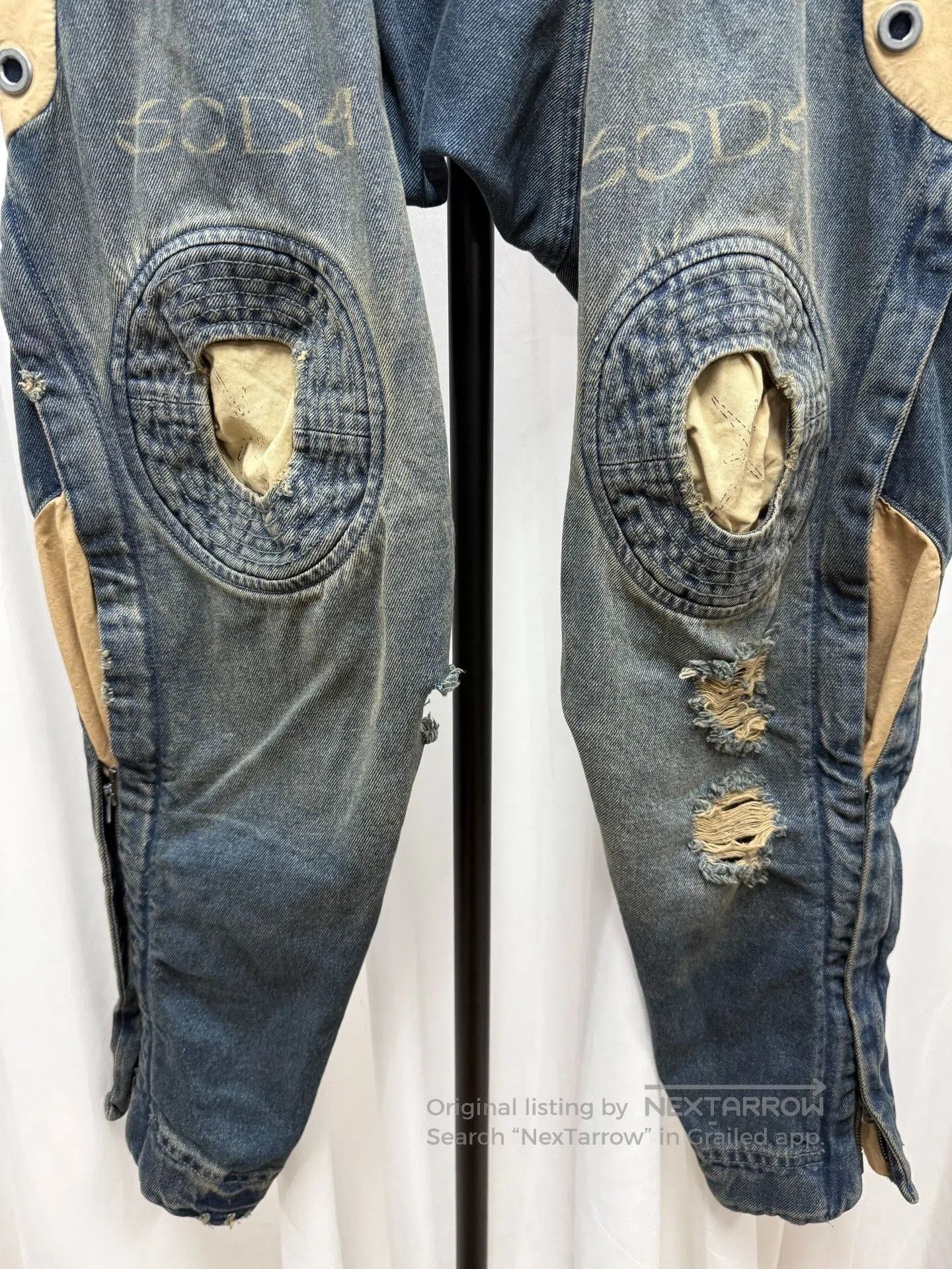 Hamcus hamcus S.O.D.A. Blue Heavy Wash Jeans. Size US 36 / EU 52 - 3 Thumbnail