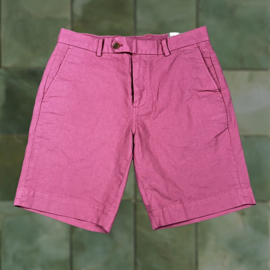 Brooks Brothers VINTAGE Brooks Brothers Bermuda Shorts Waist 32 Pink Cotton Preppy Beach? Size US 32 / EU 48 - 1 Thumbnail