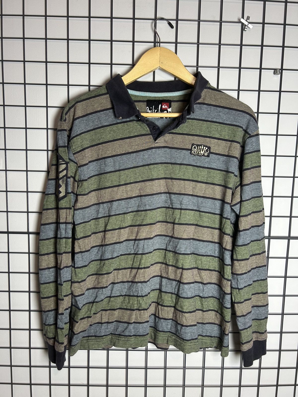 Quiksilver × Vintage Crazy Vintage Quiksilver Surf Skate Grunge Punk Size US M / EU 48-50 / 2 - 1 Thumbnail