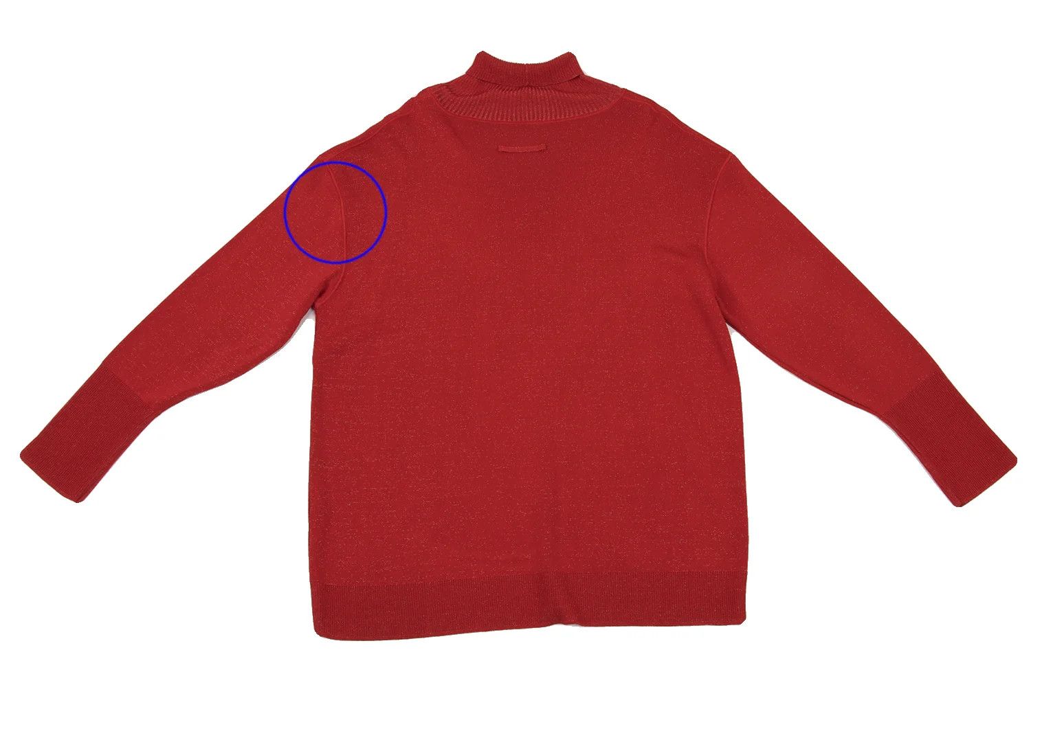 Jean Paul Gaultier Turtleneck Knit in Red, Size 48 Size US M / EU 48-50 / 2 - 11 Thumbnail