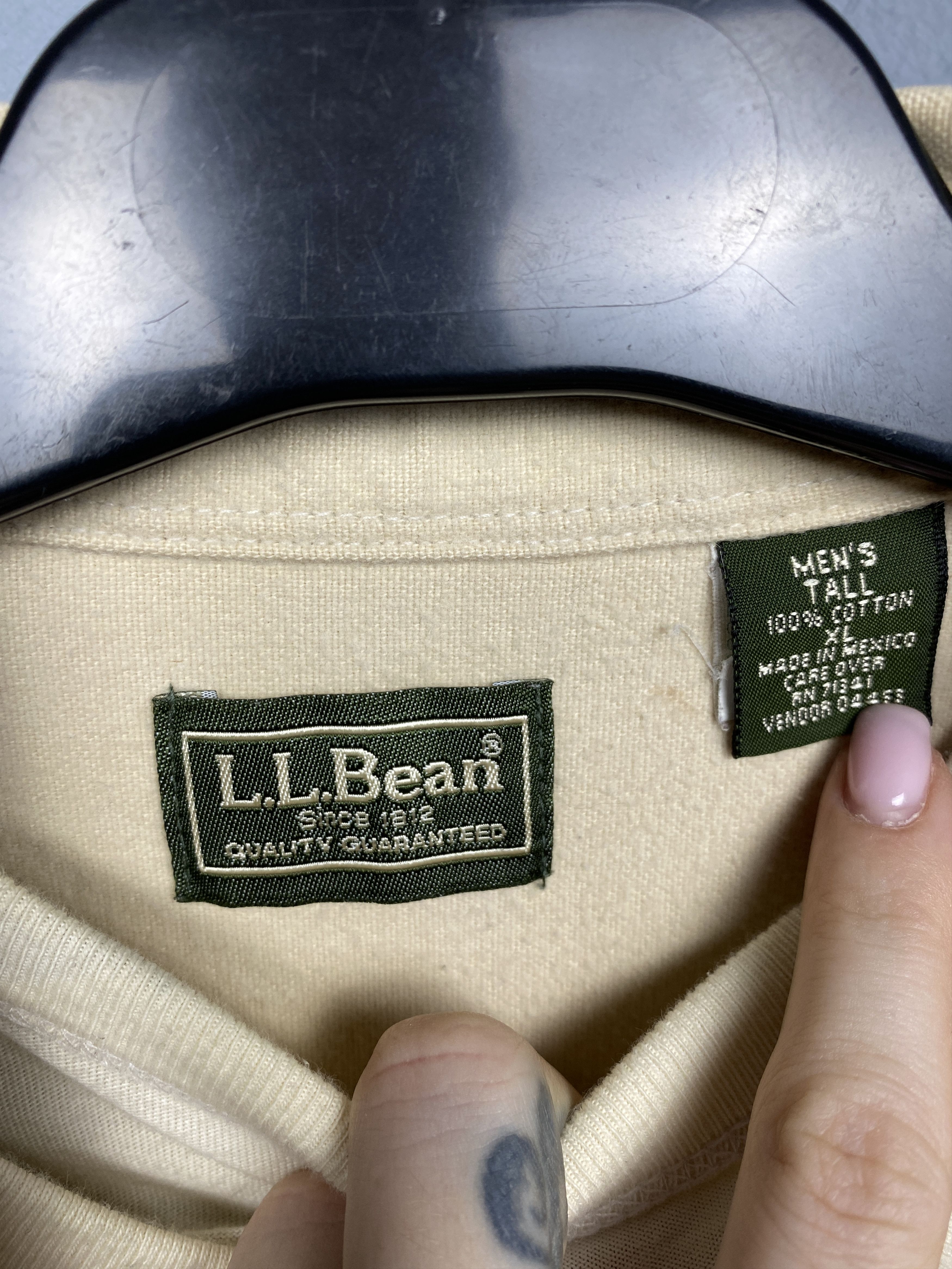 Flannel L.L. Bean Vintage Mens Flannel Shirt Size US XL / EU 56 / 4 - 3 Thumbnail