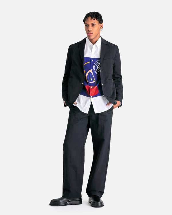 Jacquemus o1h1sh10624 Simon Shirt in White Size US L / EU 52-54 / 3 - 5 Thumbnail