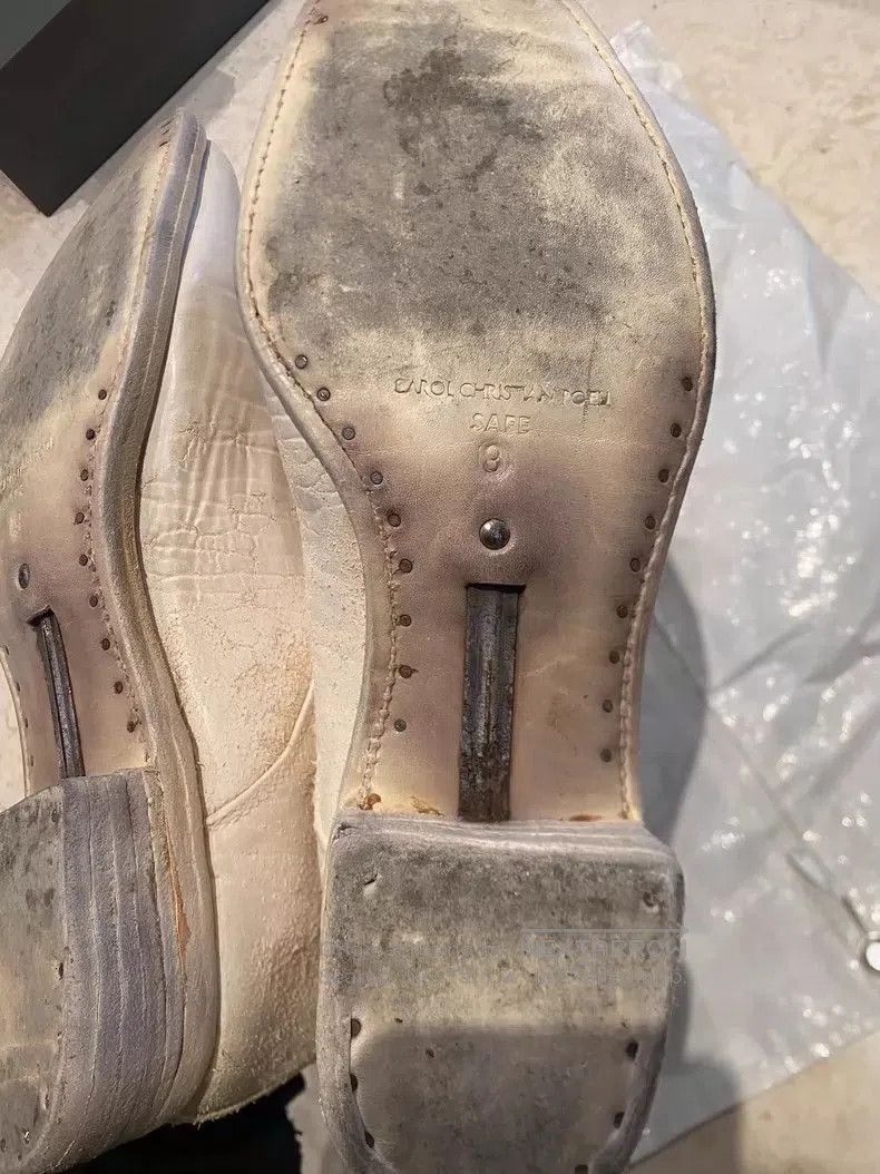 Carol Christian Poell Carol Christian Poell White Horsehide Derby. Size US 9 / EU 42 - 5 Thumbnail