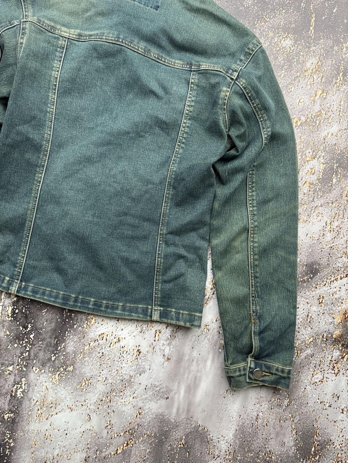Japanese Brand × Vintage Vintage Sun Faded Denim Jacket Size M / US 6-8 / IT 42-44 - 8 Thumbnail