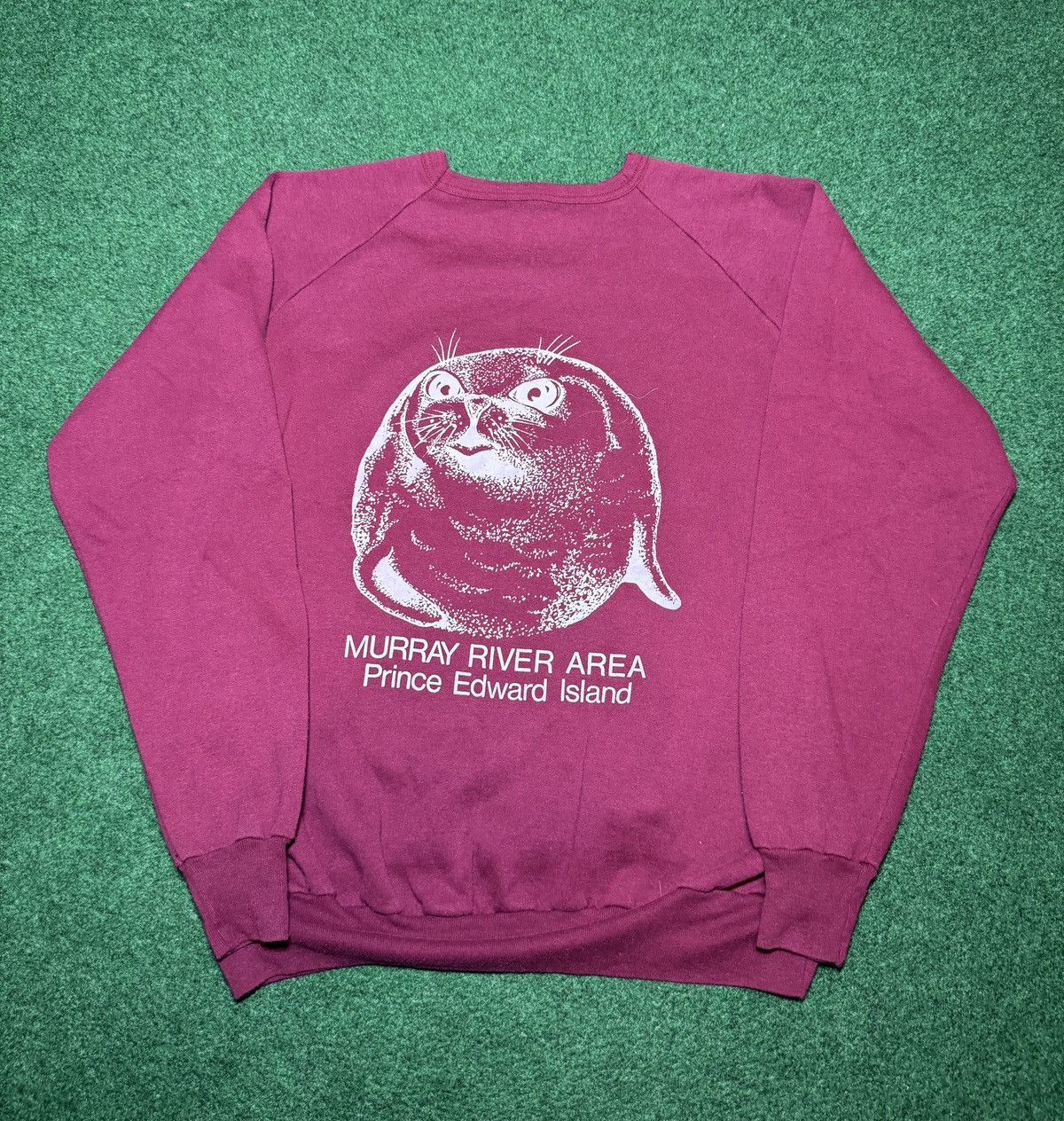 Vintage Vintage 90s Seal Of Approval Murray River Canada Sweatshirt Size US L / EU 52-54 / 3 - 1 Thumbnail