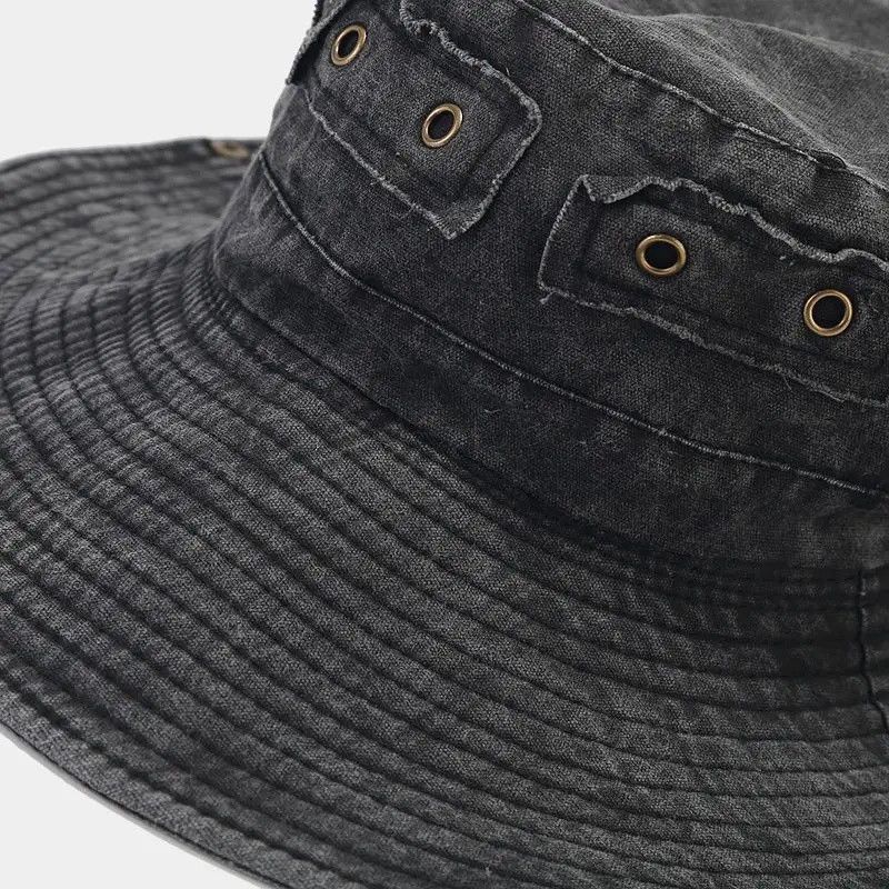 Other Outdoor Retro Bucket Sun Cap Hat Panama y2k Size ONE SIZE - 3 Thumbnail