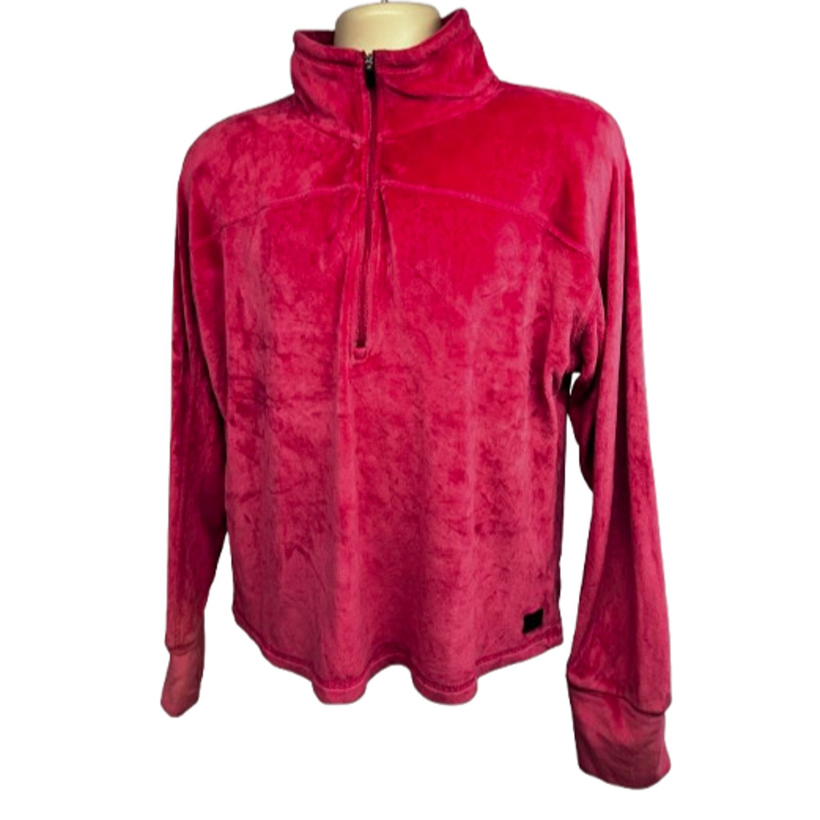 Juicy Couture Juicy Couture Vintage Y2K Pink Velour Pullover Shirt Large Size L / US 10 / IT 46 - 1 Thumbnail