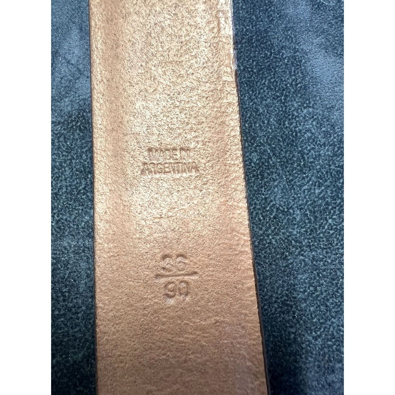 Chaps Ralph Lauren Chaps Belt Men Leather Brown 36 Brass Buckle Dress Golf Classic Adjustable Belt Size 38 - 5 Thumbnail
