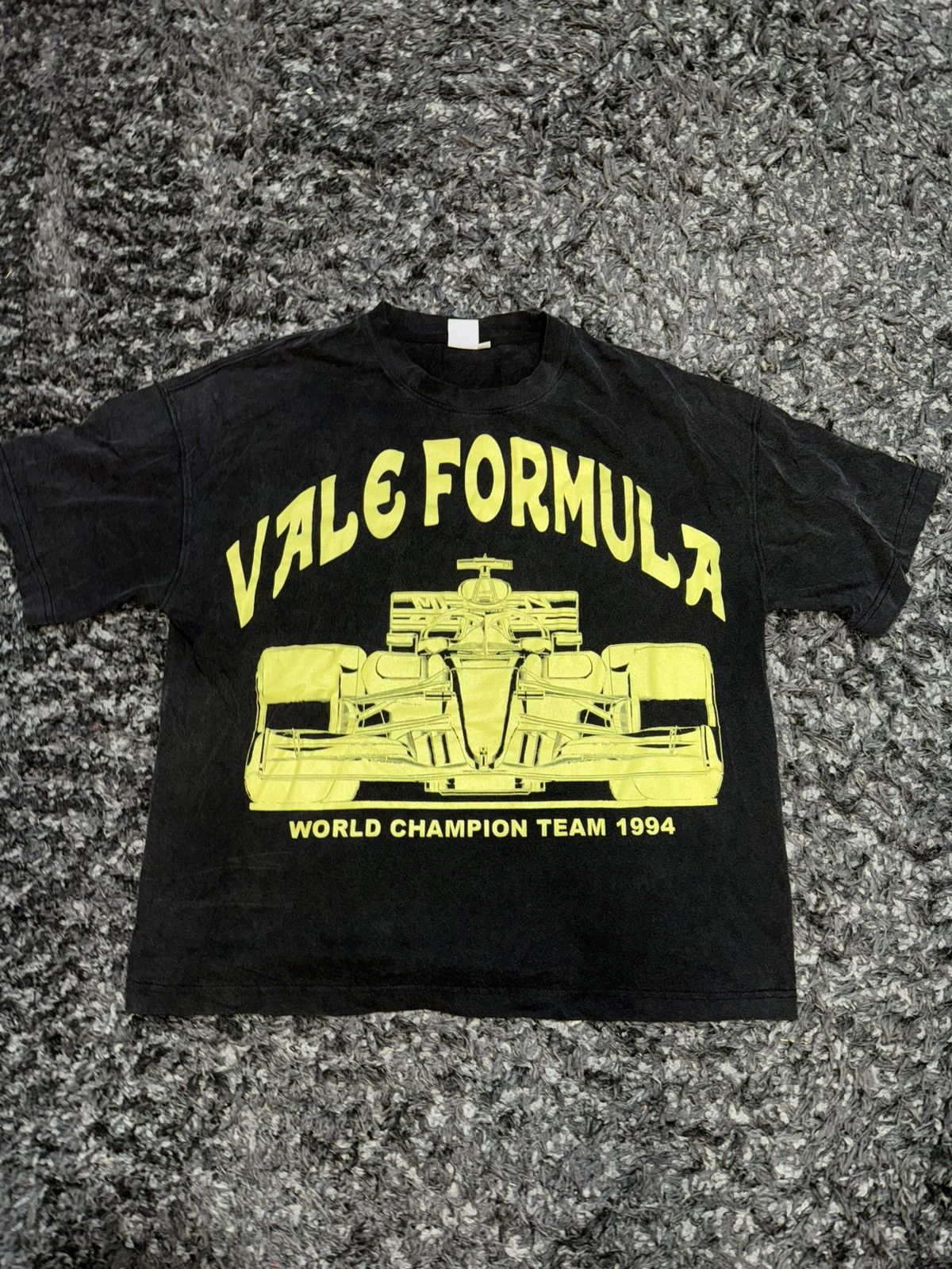Vale Vale Lives Formula T-Shirt Volt Green/Black Sz L Size US XL / EU 56 / 4 - 1 Thumbnail