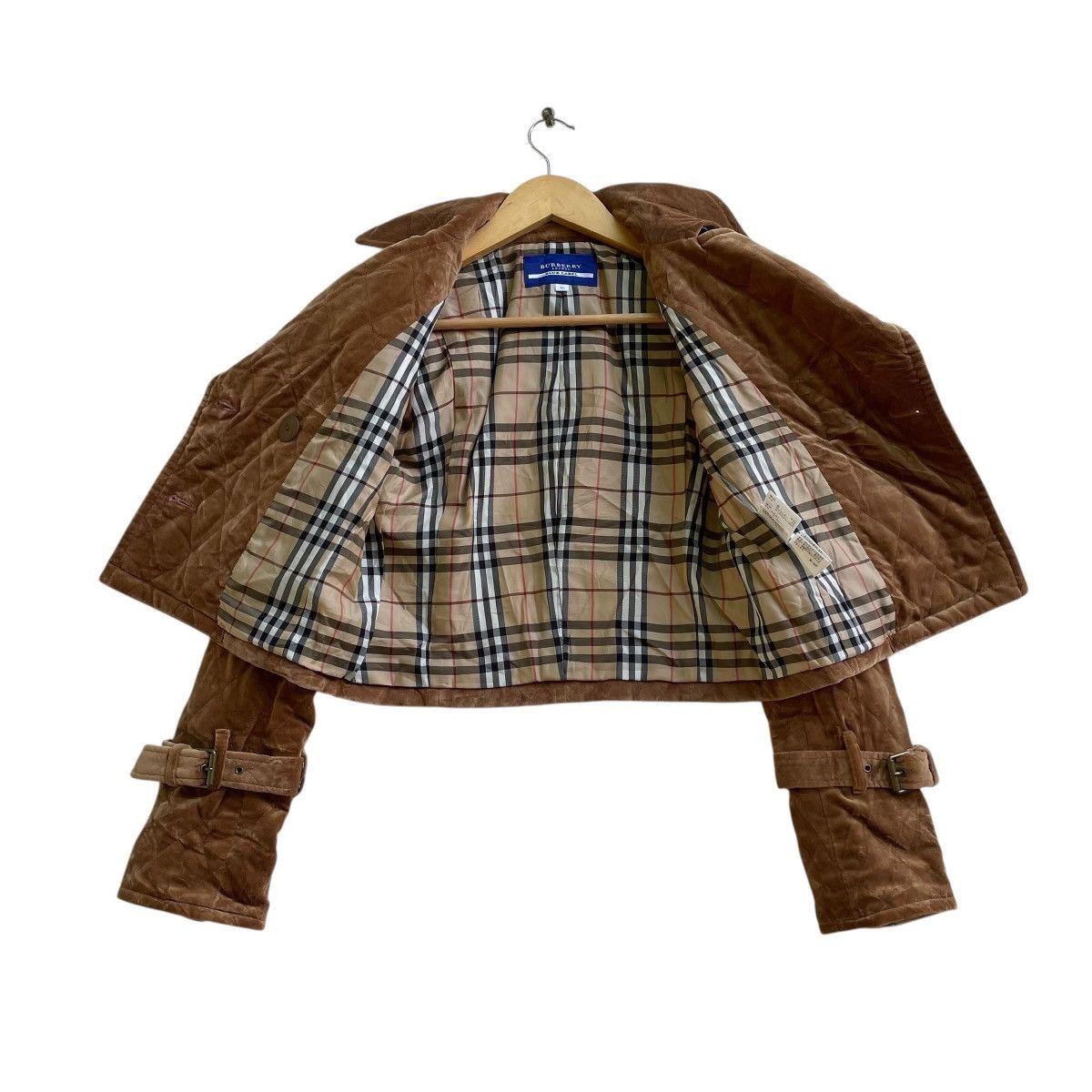 Burberry Vintage Burberrys Double Quilted Nova Check Lining Jacket Size M / US 6-8 / IT 42-44 - 3 Thumbnail