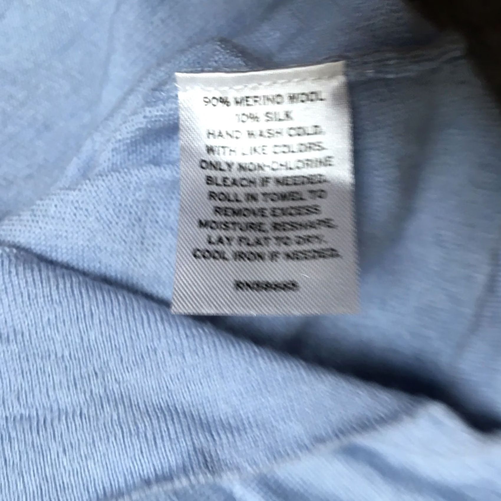 Nordstrom Nordstrom Polo Mens XL Merino Wool Silk Knit Blue Short Sleeve Button Collared Carded Embroidered Logo Modern Casual Size US XL / EU 56 / 4 - 7 Thumbnail
