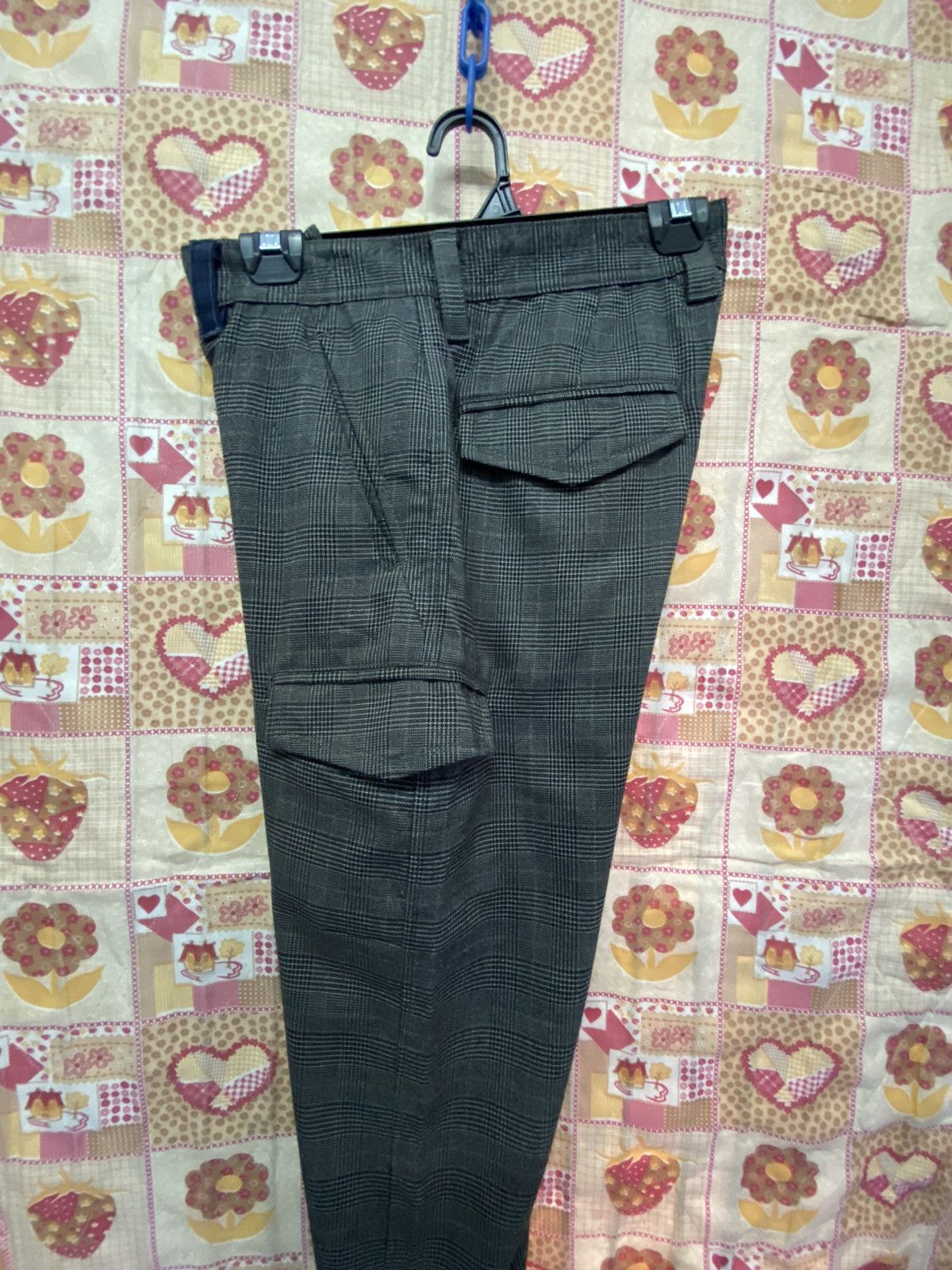 Issey Miyake × Tete Homme Japan Designer Issey Miyake Checkered 6 Pocket Cargo Size US 30 / EU 46 - 3 Thumbnail