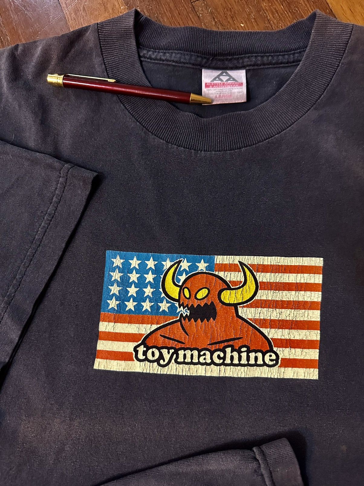 Toy Machine × Vintage RARE VINTAGE TOY MACHINE AMERICAN FLAG L Size US L / EU 52-54 / 3 - 3 Thumbnail