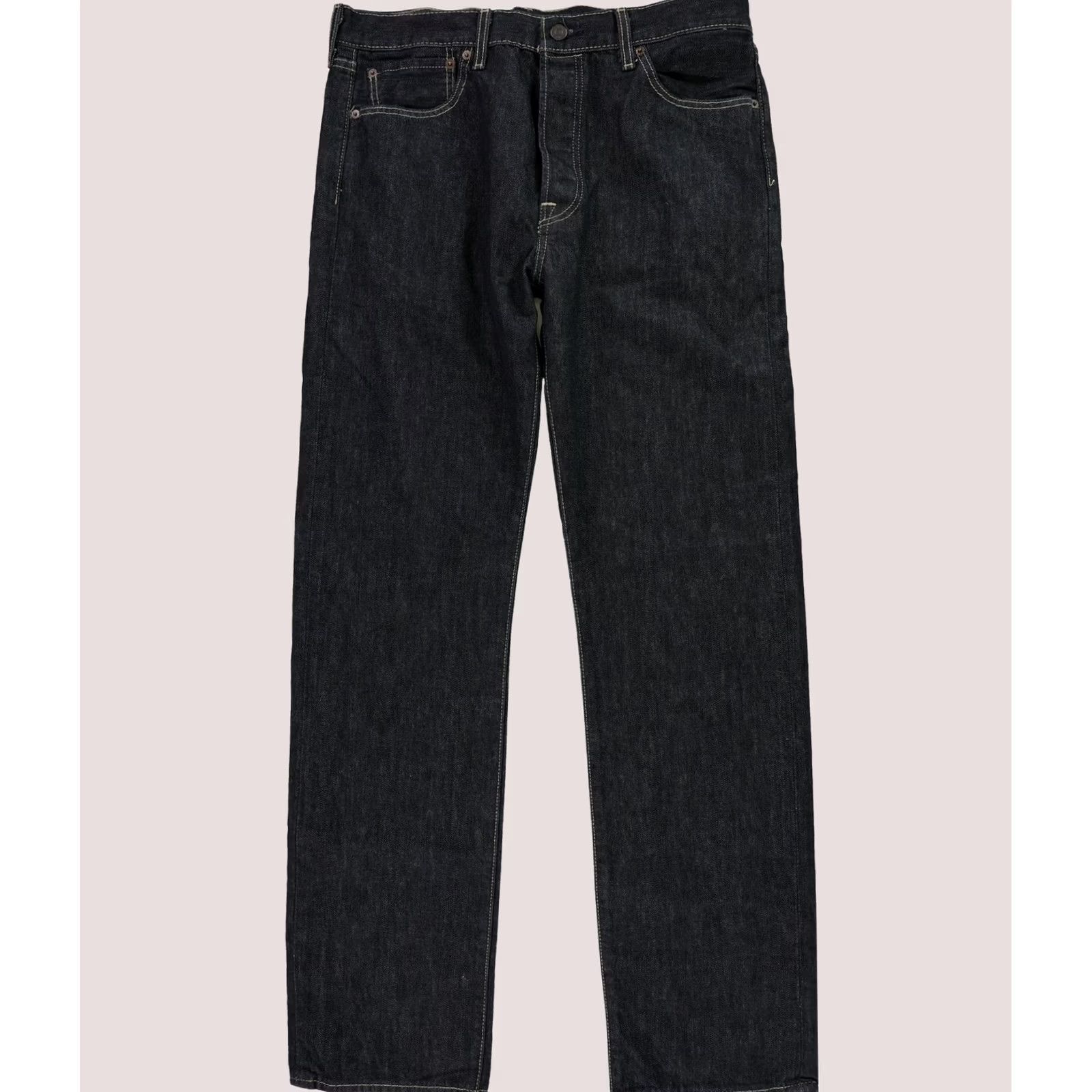 Levi's Levi's Mens Original 501 Regular Straight Leg Jeans darkblue 40 Size US 40 / EU 56 - 1 Thumbnail