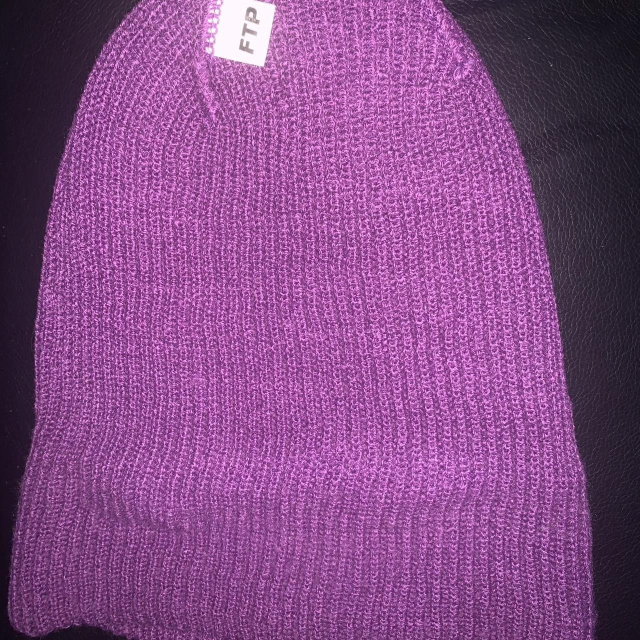 Fuck The Population Purple FTP Beanie Size ONE SIZE - 4 Thumbnail