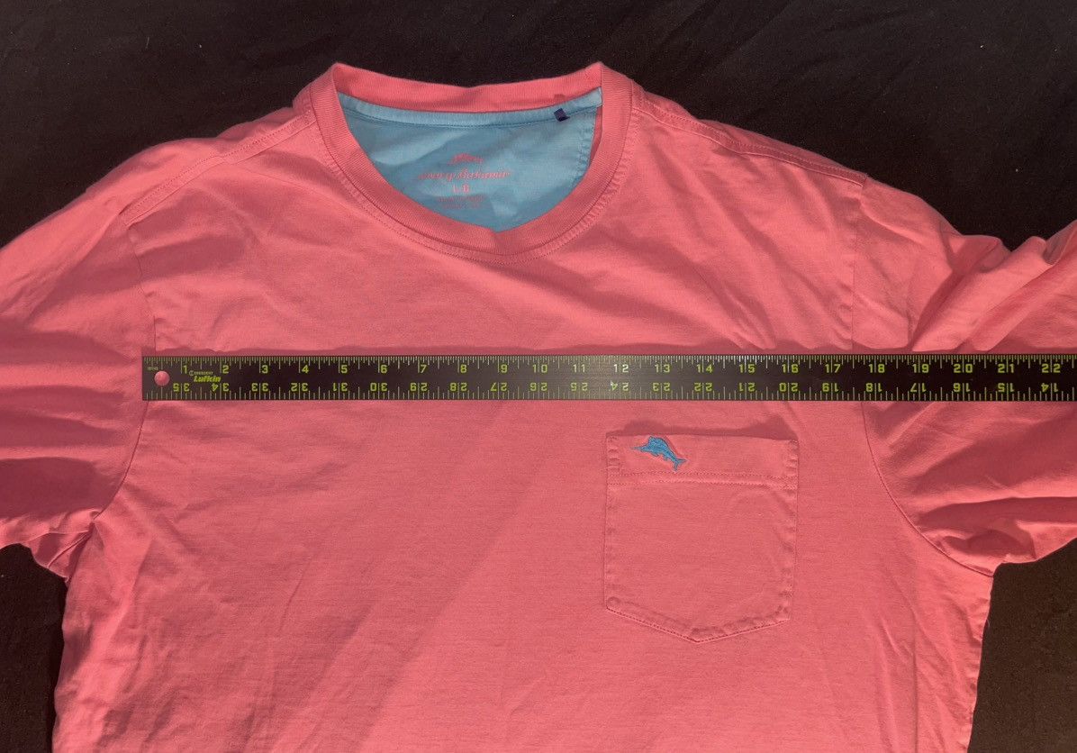 Tommy Bahama Tommy Bahama Men’s Pink T-Shirt, Large, L Size US L / EU 52-54 / 3 - 7 Thumbnail