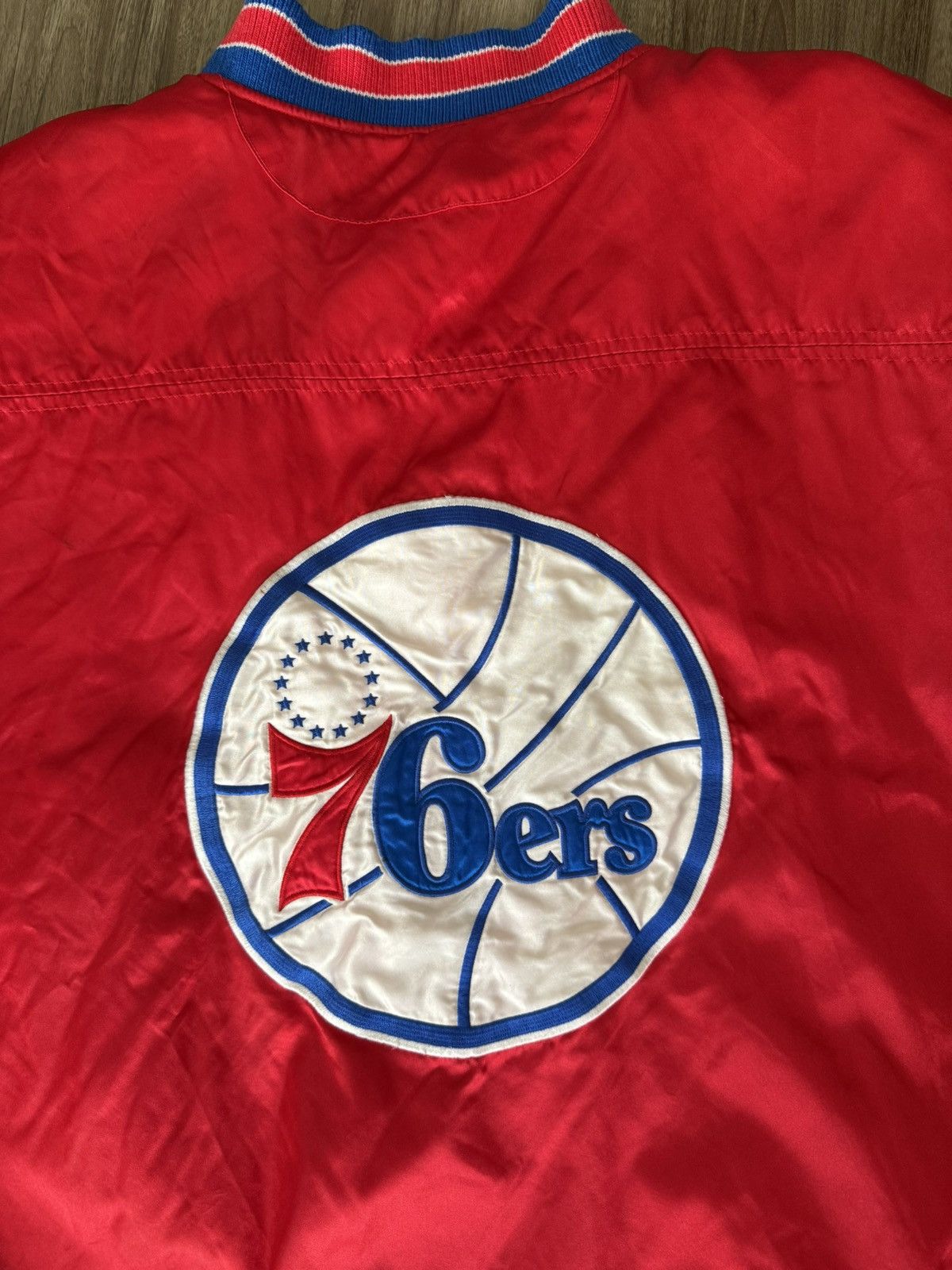 Mitchell & Ness Vintage Hardwood Classics Philadelphia 76ers sixers jacket Size US XL / EU 56 / 4 - 8 Thumbnail