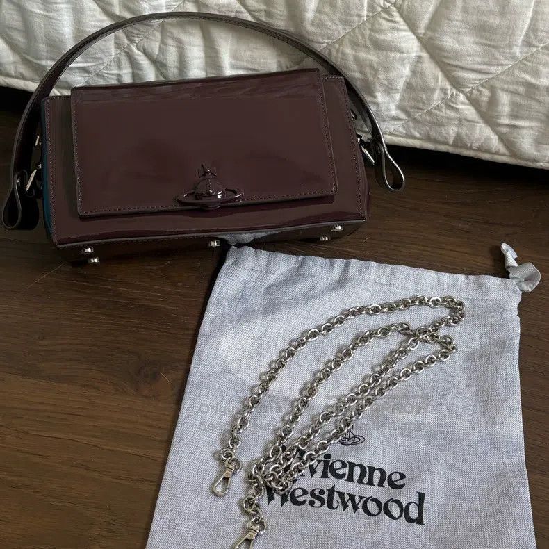 Vivienne Westwood Vivienne Westwood size os Hazel medium leather bag, brown Size ONE SIZE - 1 Thumbnail