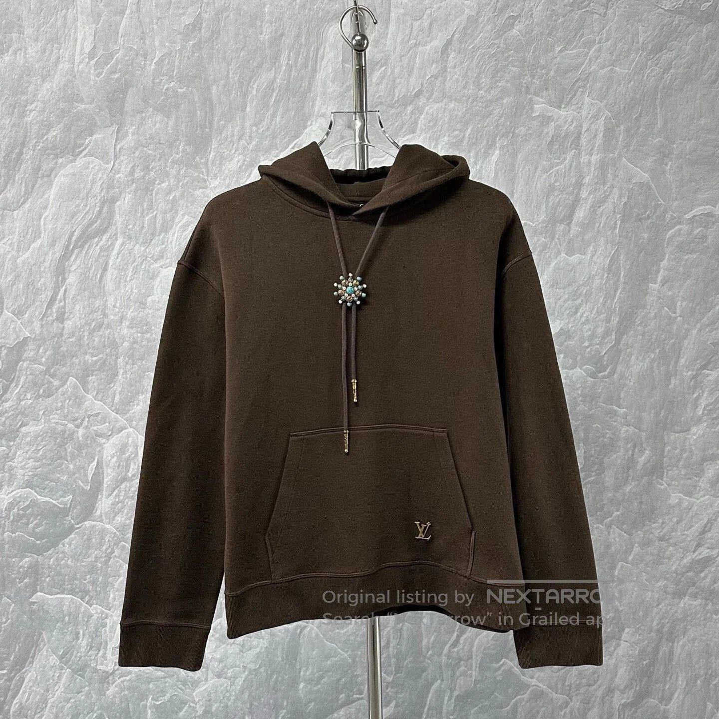 louis vuitton x timberland green hoodie.