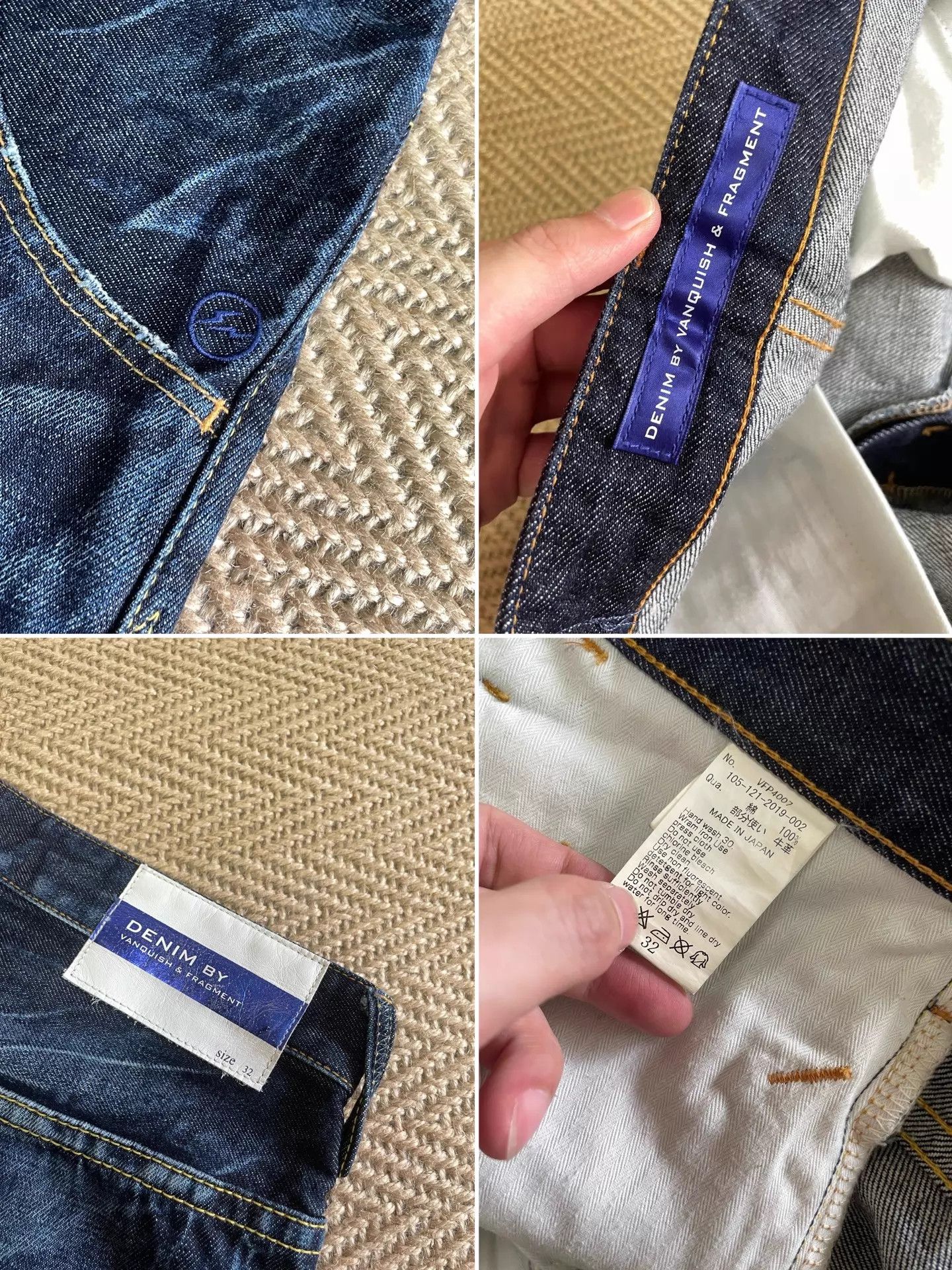 Vanquish VANQUISH & FRAGMENT Lightning Distressed W32 Jeans Size US 32 / EU 48 - 8 Thumbnail