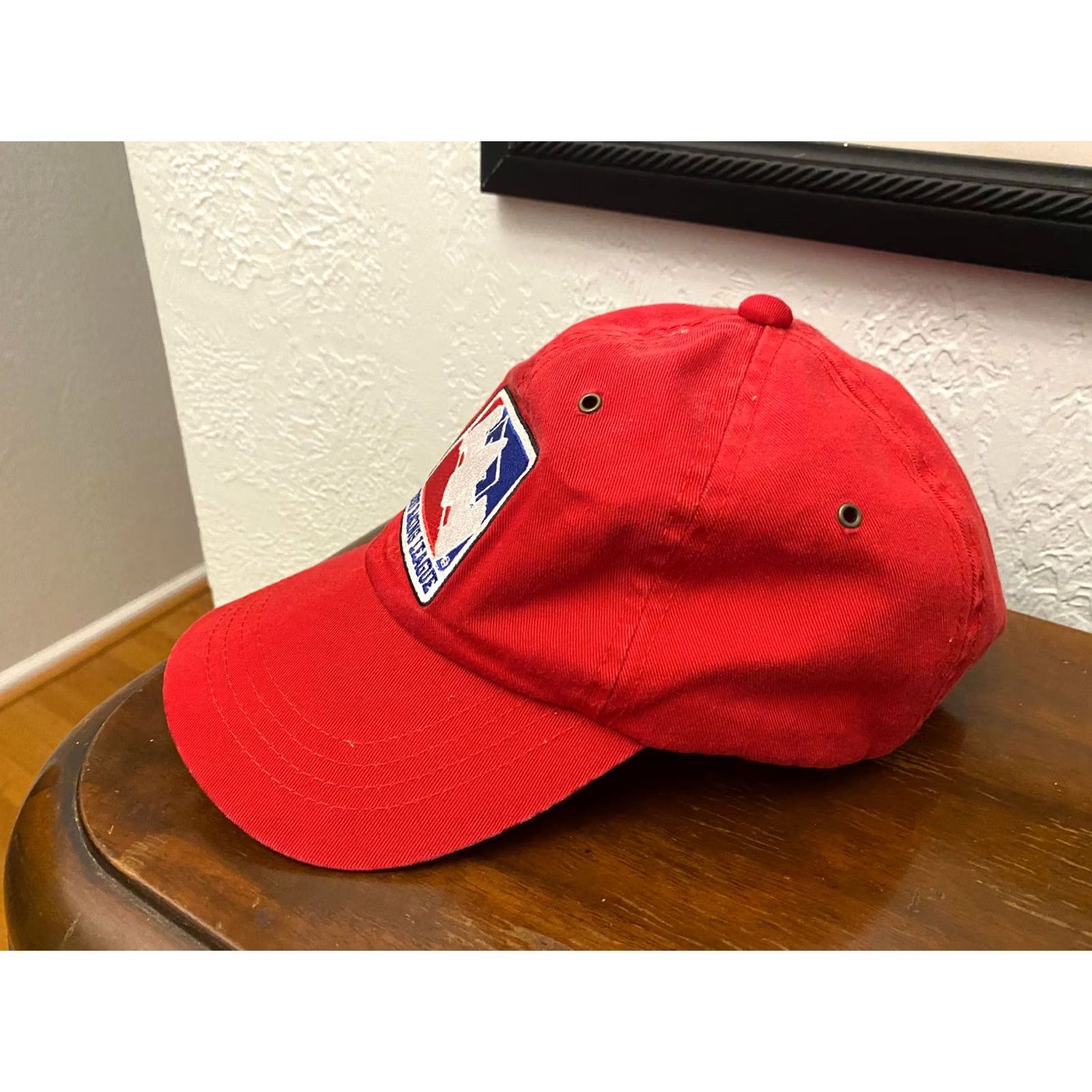 Logo 7 INDY RACING LEAGUE Baseball Cap Hat Red Embroidered Logo Adjustable Strap Men Twill Cotton Hat Size ONE SIZE - 5 Thumbnail