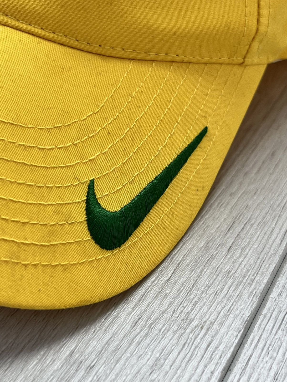 Nike × Vintage Vintage Nike Brazil Cap Soccer Blokecore Football Y2K 90s Size ONE SIZE - 4 Thumbnail