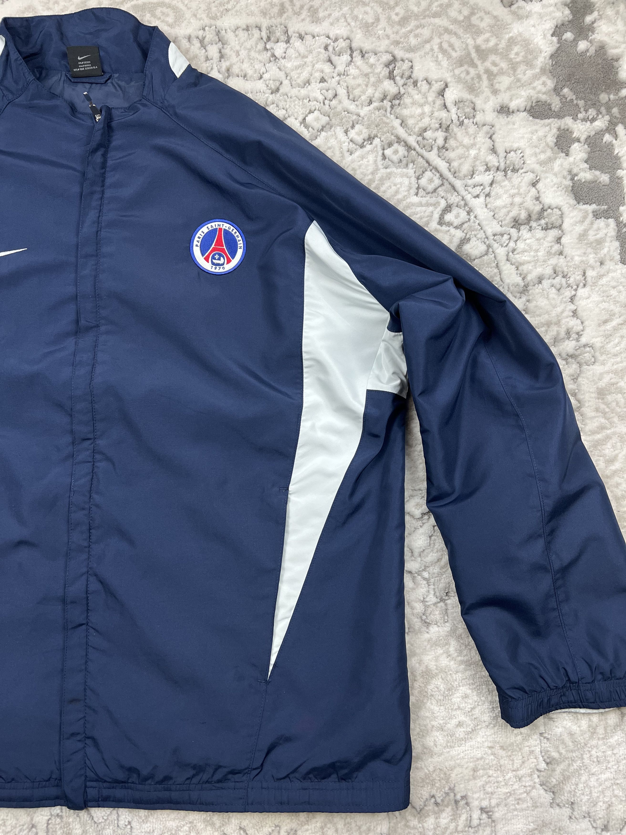 Nike × Vintage Vintage Nike x PSG Windbreaker Jacket Y2K XL Size US XL / EU 56 / 4 - 3 Thumbnail