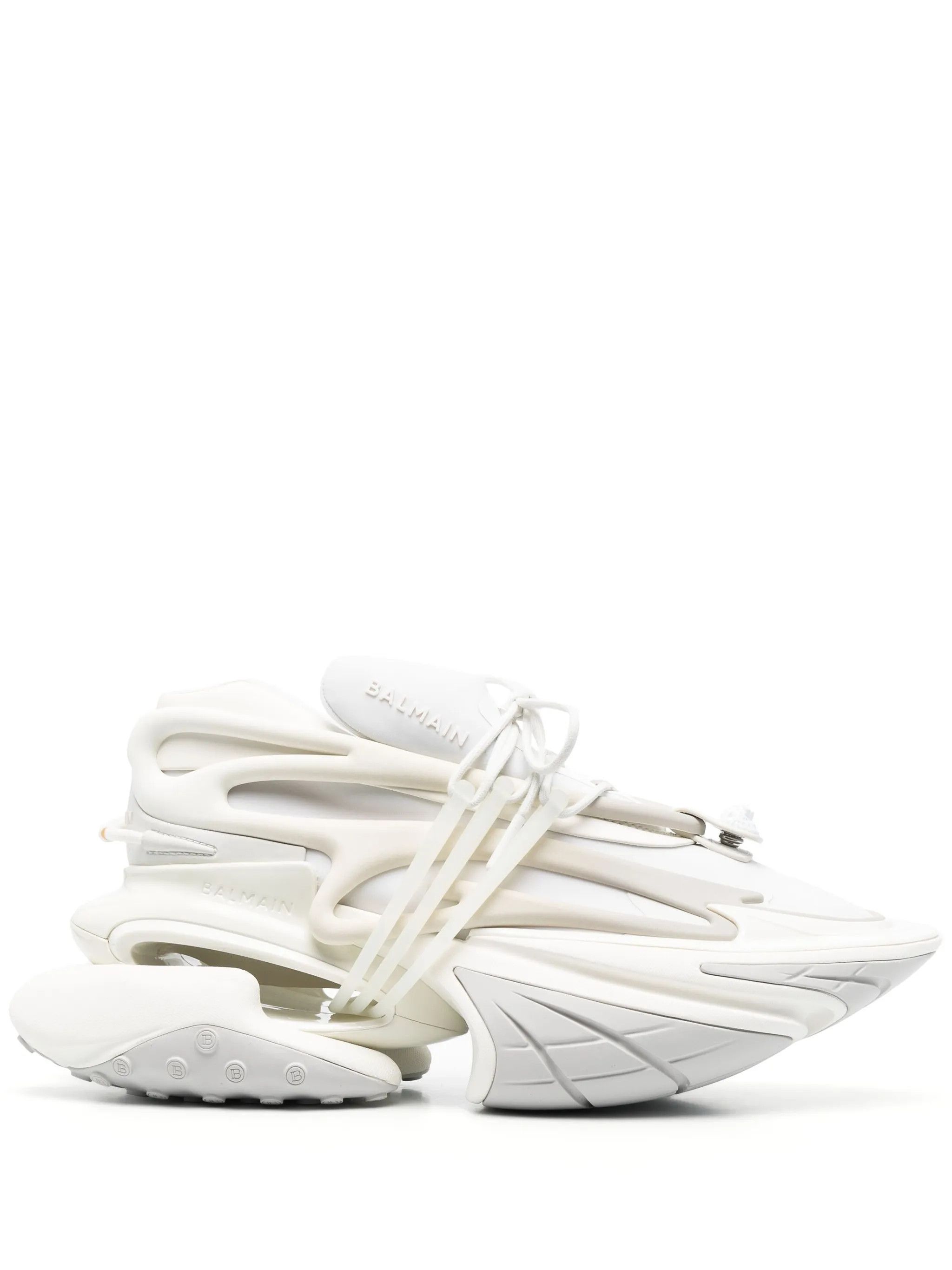 Balmain o1mt1gz0226 Unicorn Low-Top Sneakers in White Size US 10.5 / EU 43-44 - 1 Thumbnail
