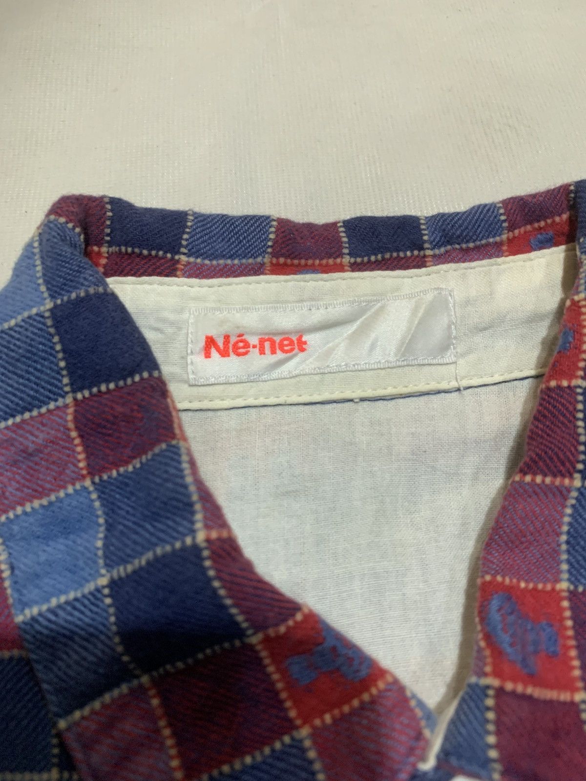 Ne-Net Ne-Net FLANNEL SHIRT ALL OVER LOGO Size US M / EU 48-50 / 2 - 8 Thumbnail