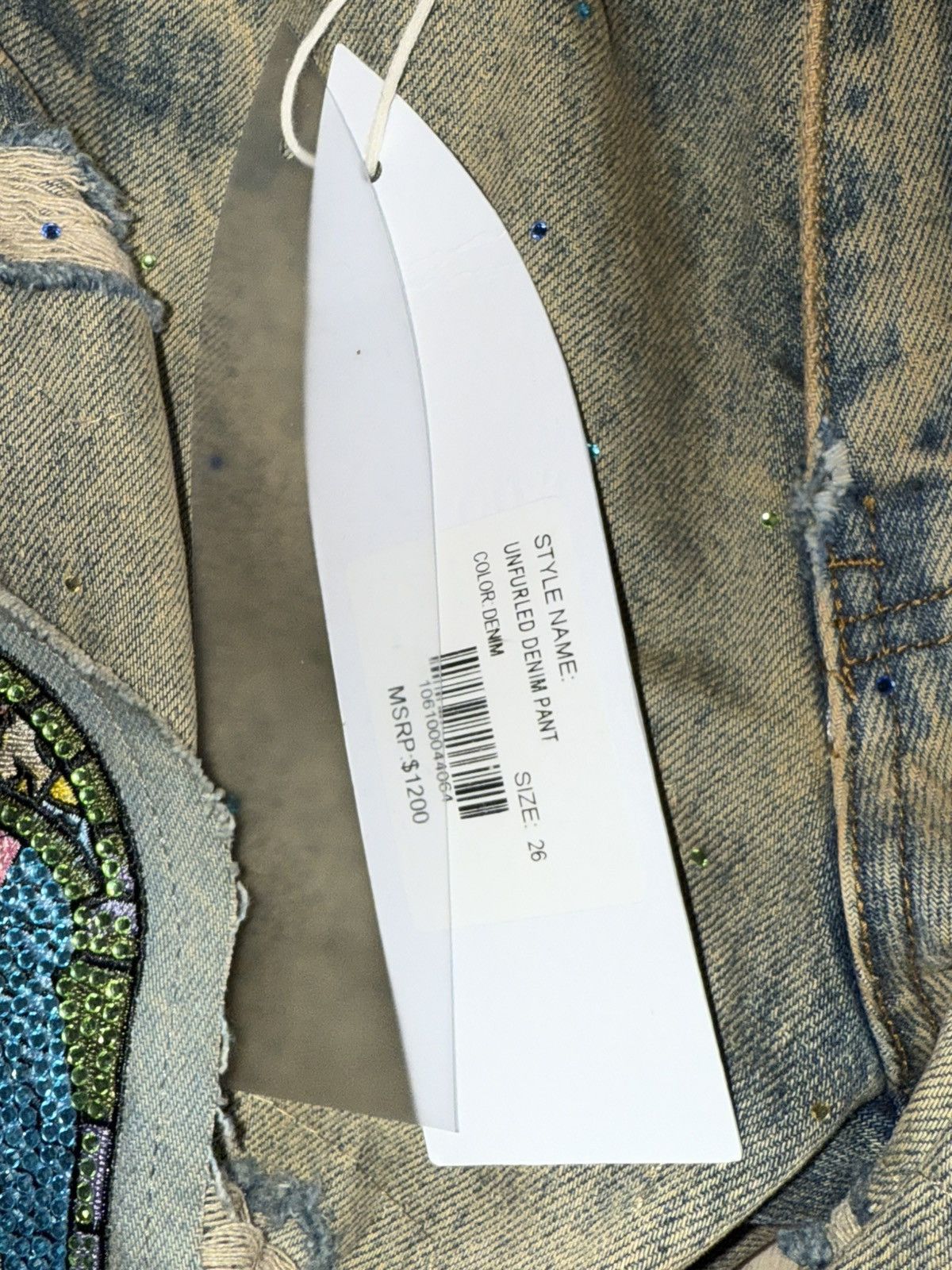 Who Decides War WDW Unfurled Denim Pants Size US 28 / EU 44 - 5 Thumbnail