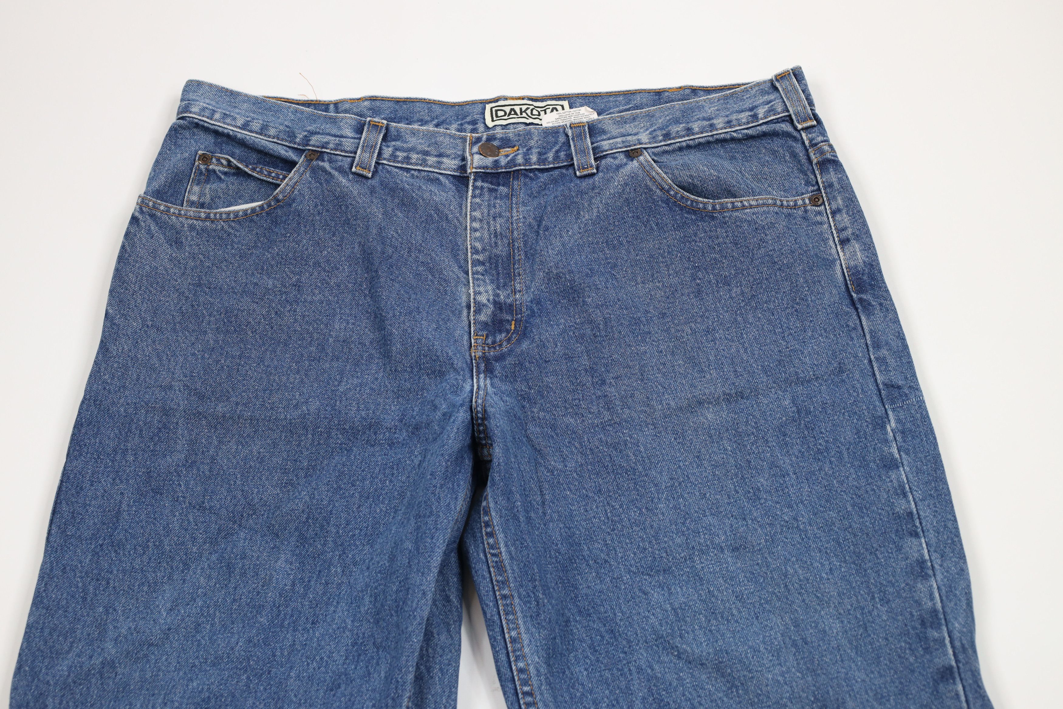 Vintage Vintage 90s Streetwear Baggy Loose Fit Wide Leg Denim Jeans Size US 40 / EU 56 - 2 Thumbnail