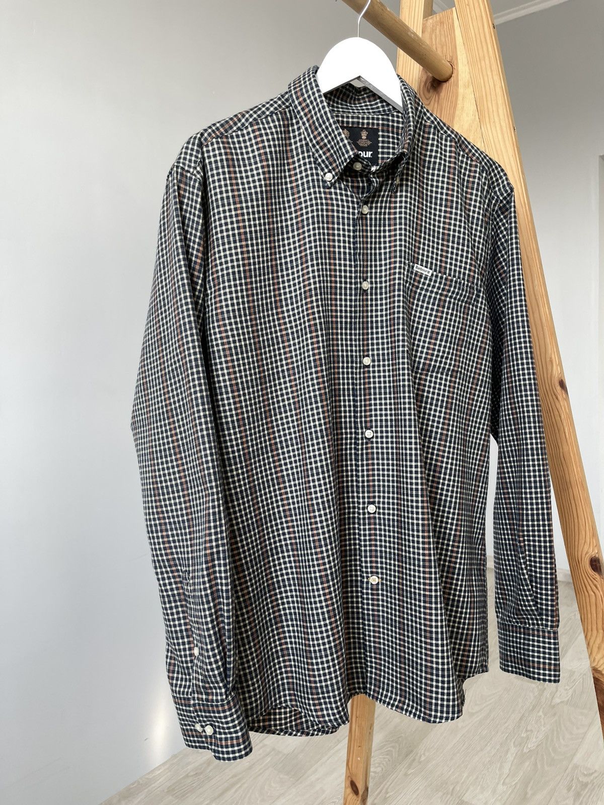 Barbour Barbour AW22 Henderson Thermo Weave Checkered Twill Shirt Size US M / EU 48-50 / 2 - 10 Thumbnail