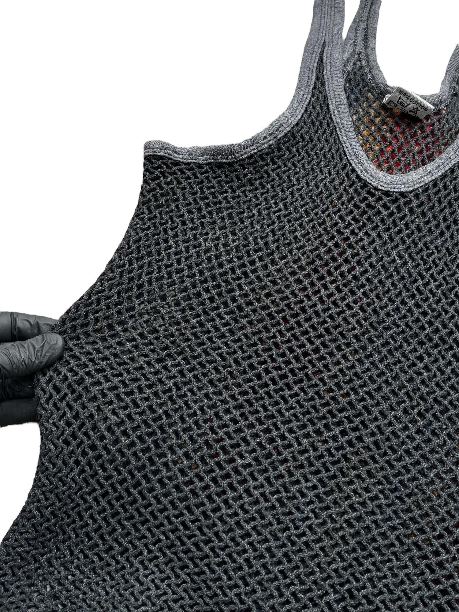 Vintage Y2K Mesh Tank Top(V384) Size M / US 6-8 / IT 42-44 - 2 Thumbnail