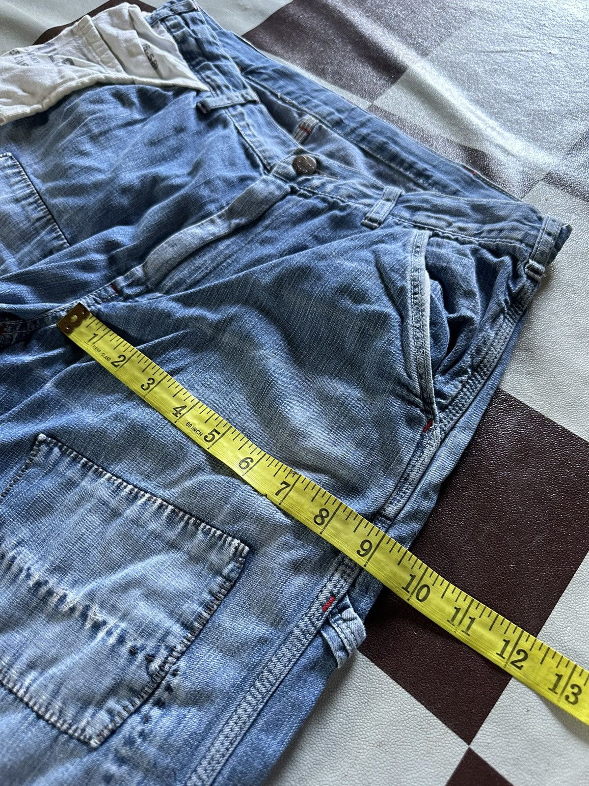 Japanese Brand Denim & dungare sashiko carpenter jeans Size US 30 / EU 46 - 19 Thumbnail