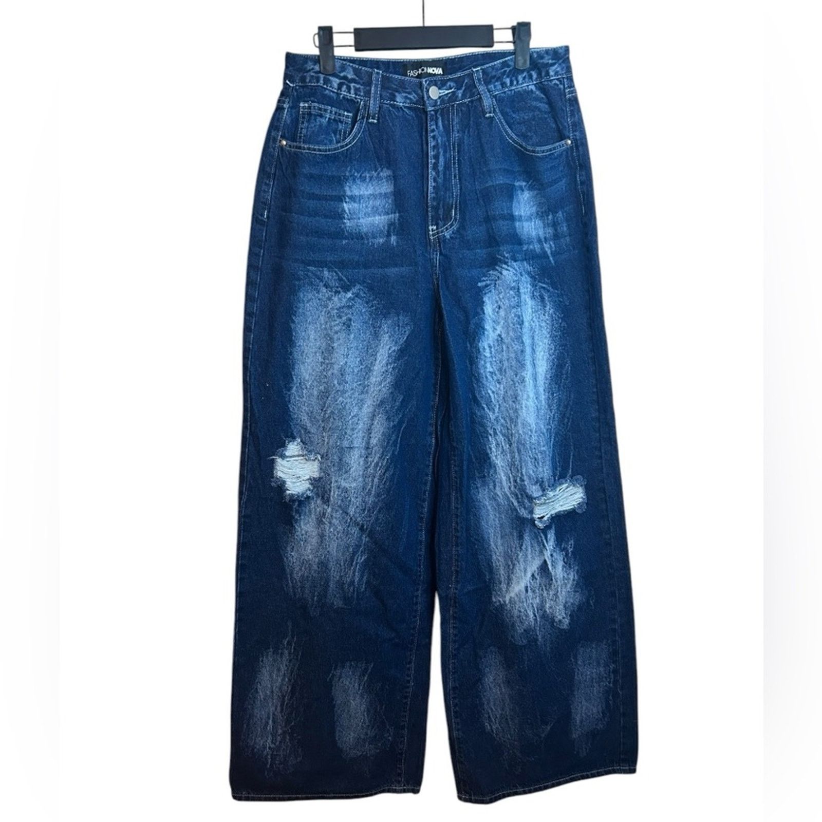 Other Nwt Fashion Nova Driven Drop Waist Baggy Jeans Size 30" / US 8 / IT 44 - 1 Thumbnail