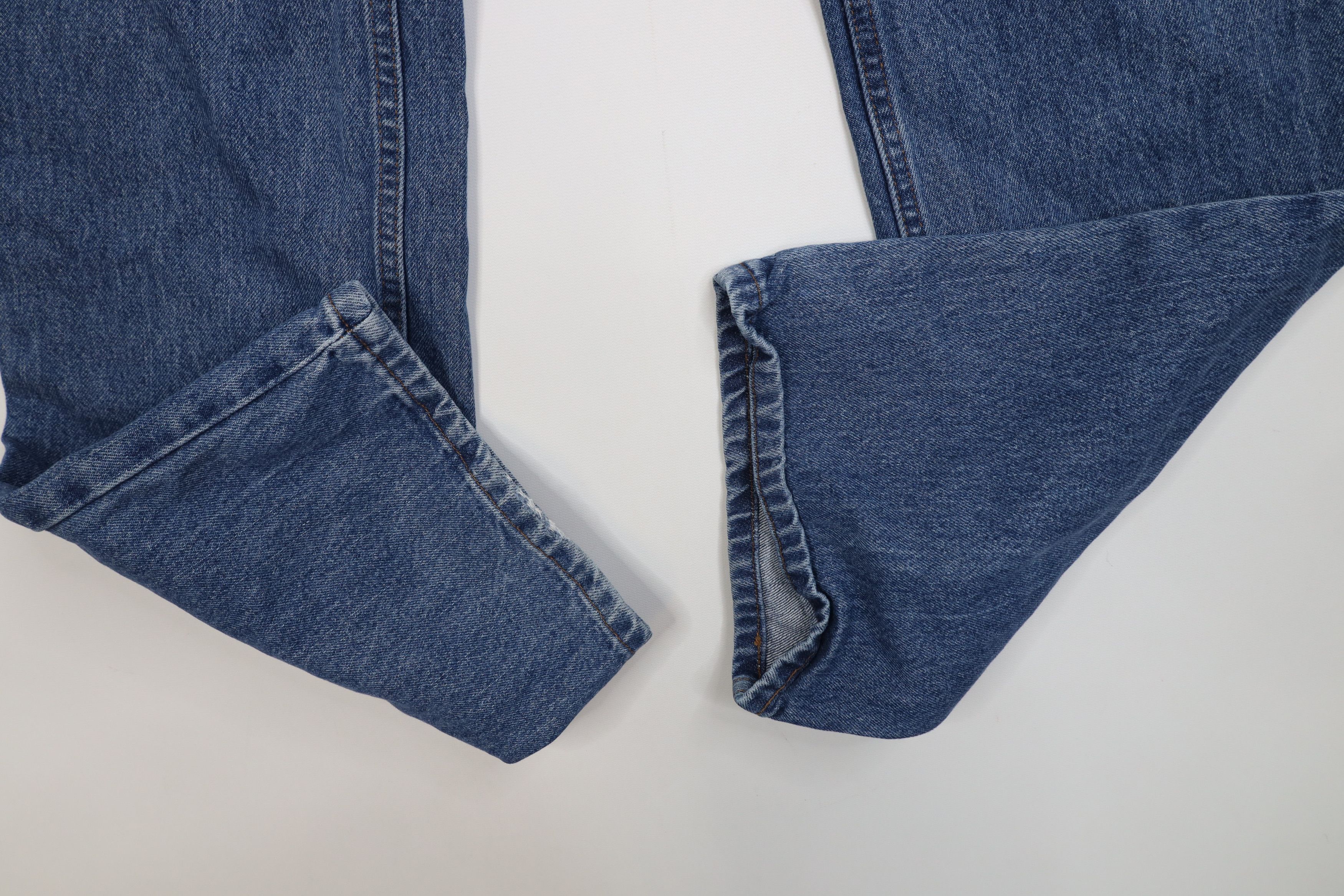 Harley Davidson Vintage Y2K Harley Davidson Flared Wide Leg Denim Jeans Blue Size 32" / US 10 / IT 46 - 5 Thumbnail