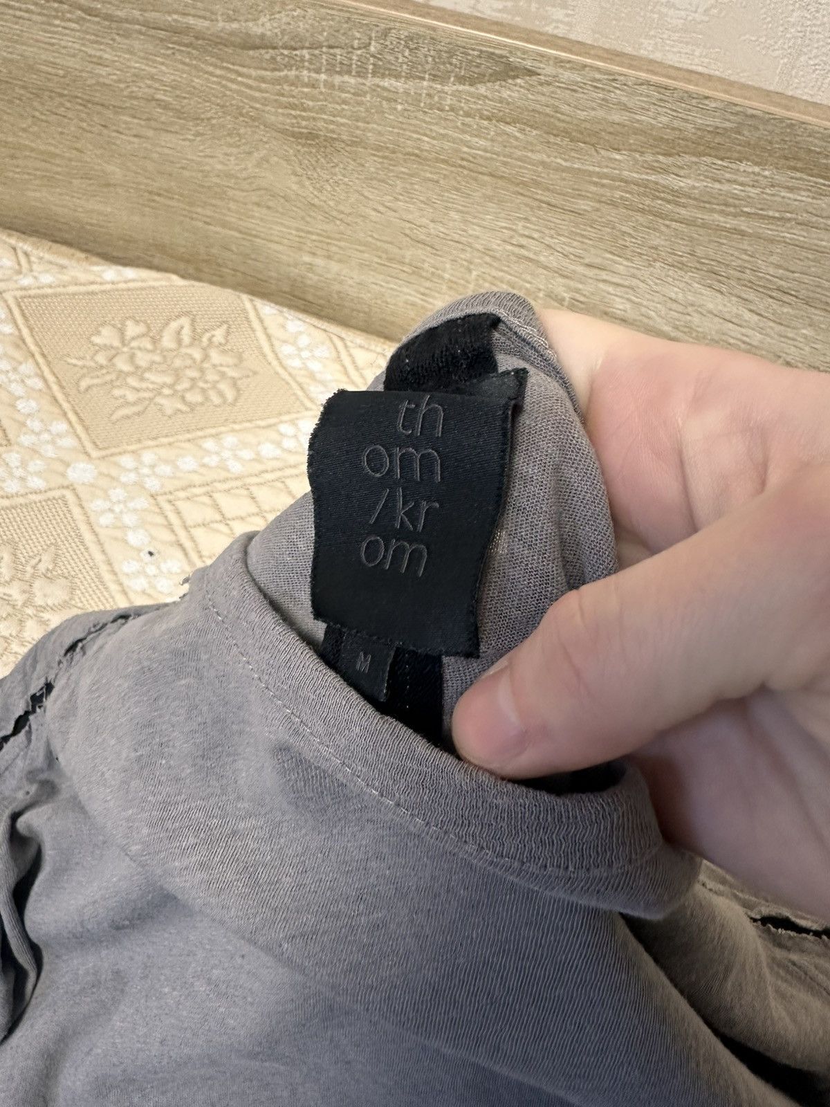 Thom Krom Thom Krom Avant Garde Black Grey Gray Not Rick Owens Shirt Size US M / EU 48-50 / 2 - 4 Thumbnail